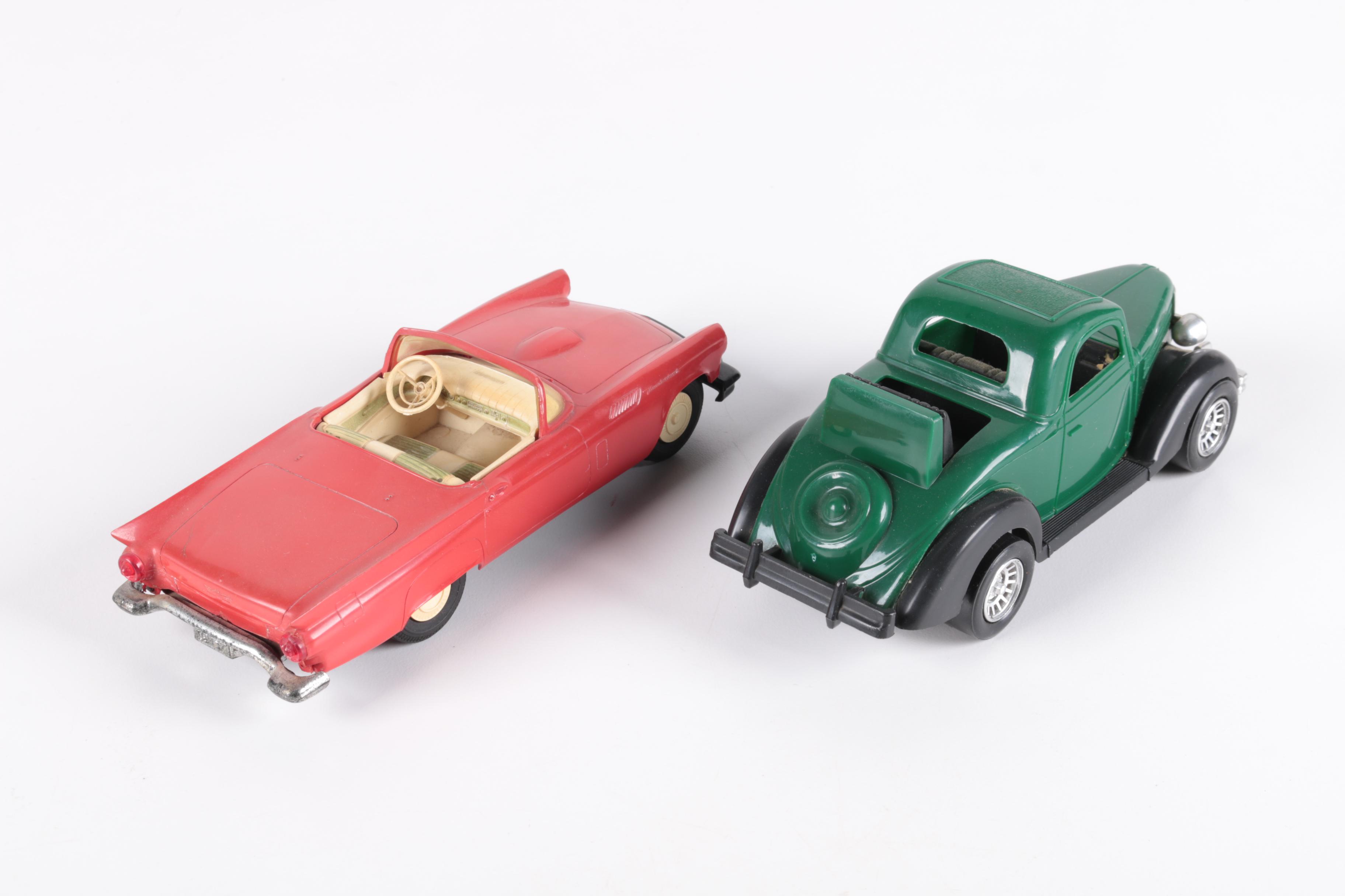 Vintage Toy Car Assortment Including Sun Rubber Company