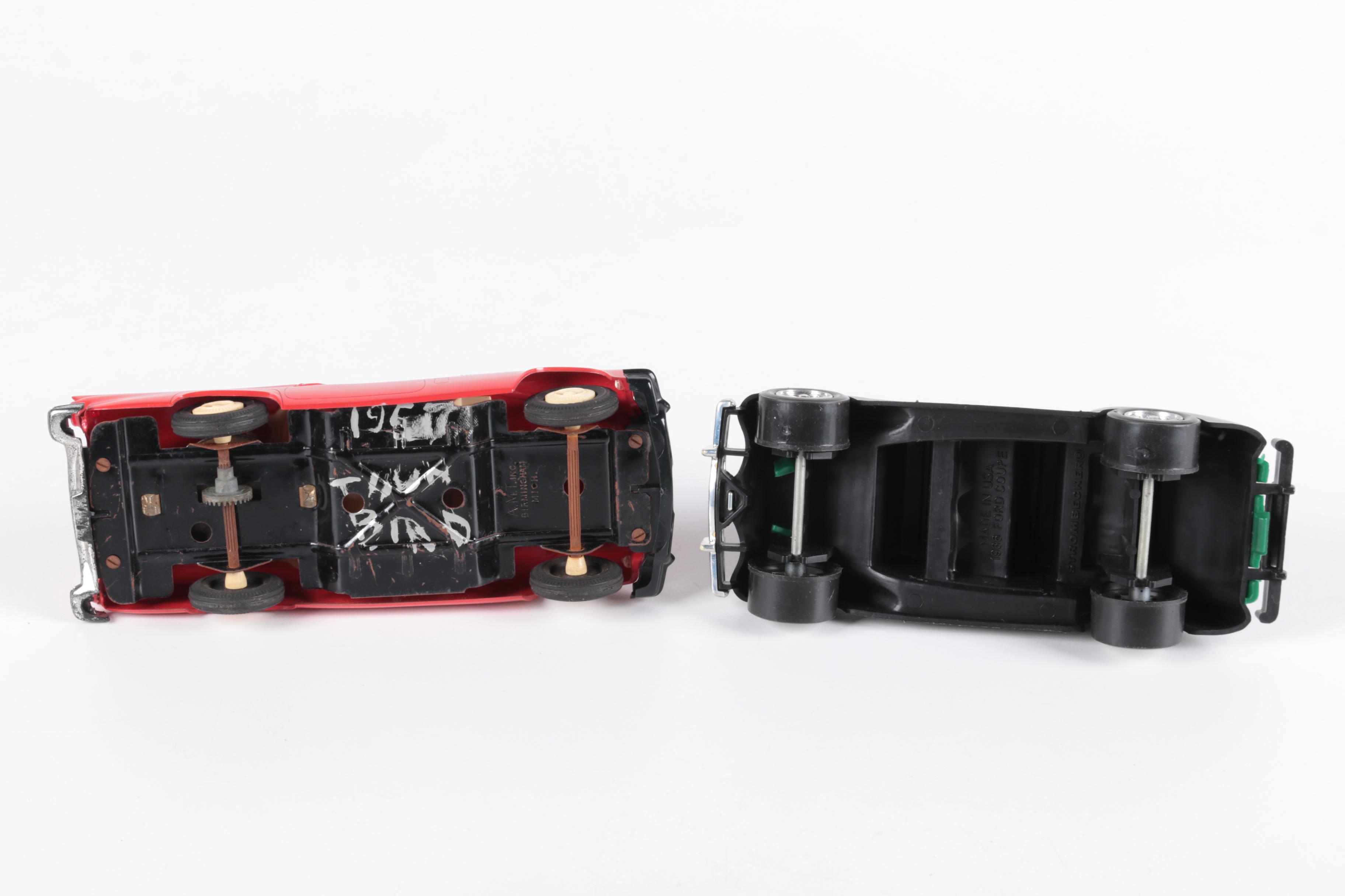 Vintage Toy Car Assortment Including Sun Rubber Company