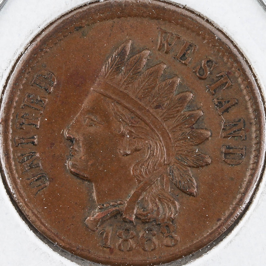 1863 Civil War Token "United We Stand One Country"