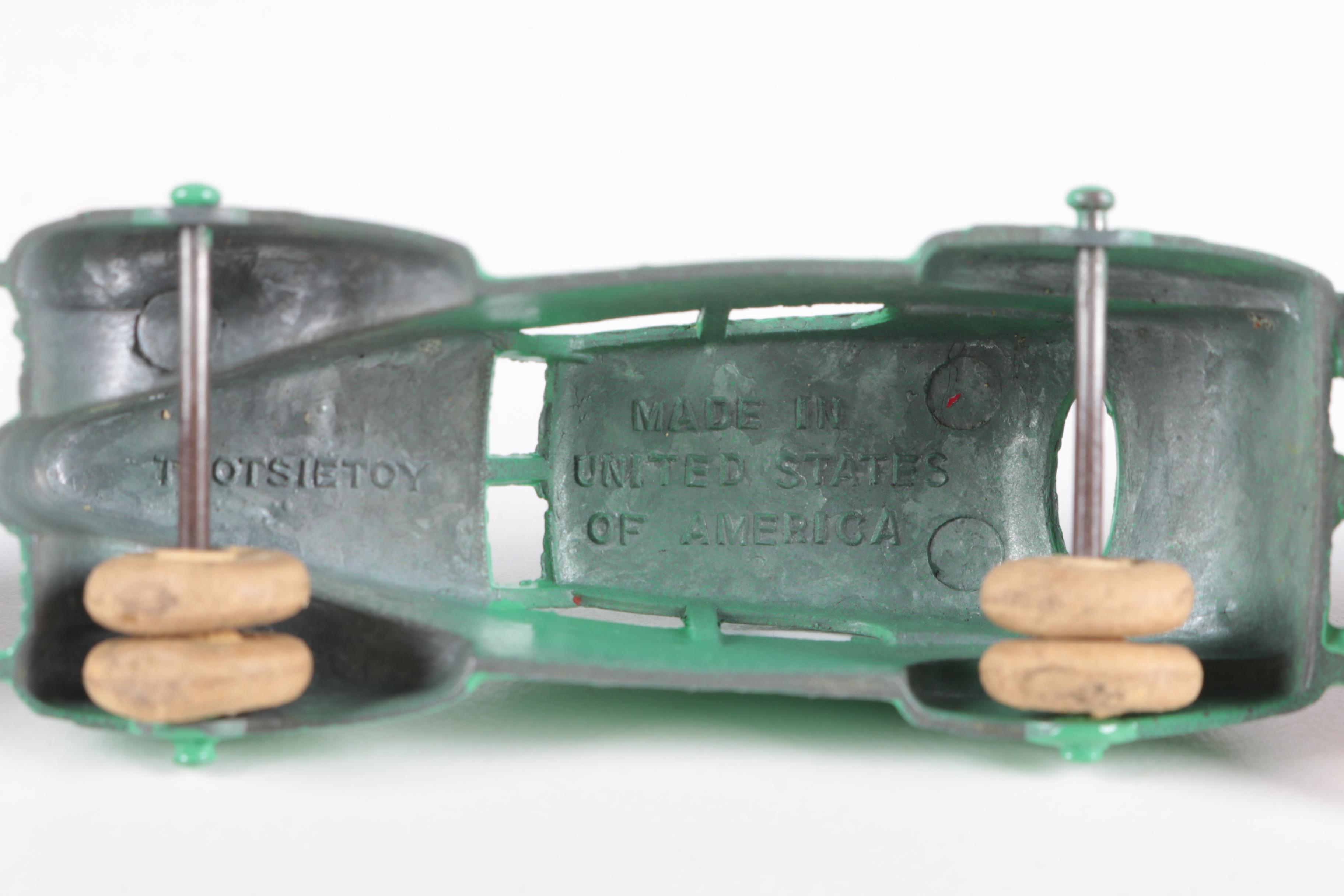 Vintage Toy Car Assortment Including Sun Rubber Company