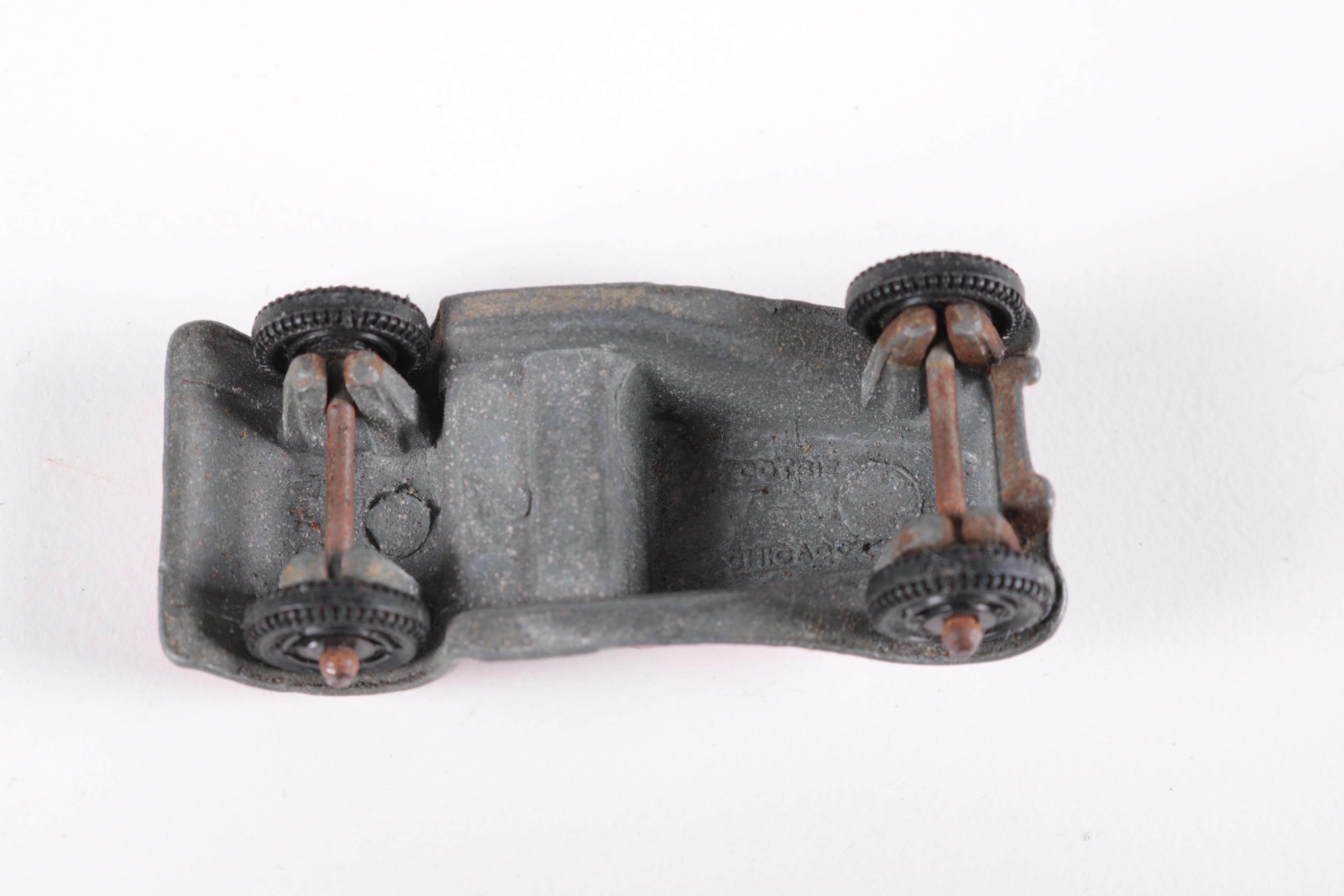 Vintage Toy Car Assortment Including Sun Rubber Company