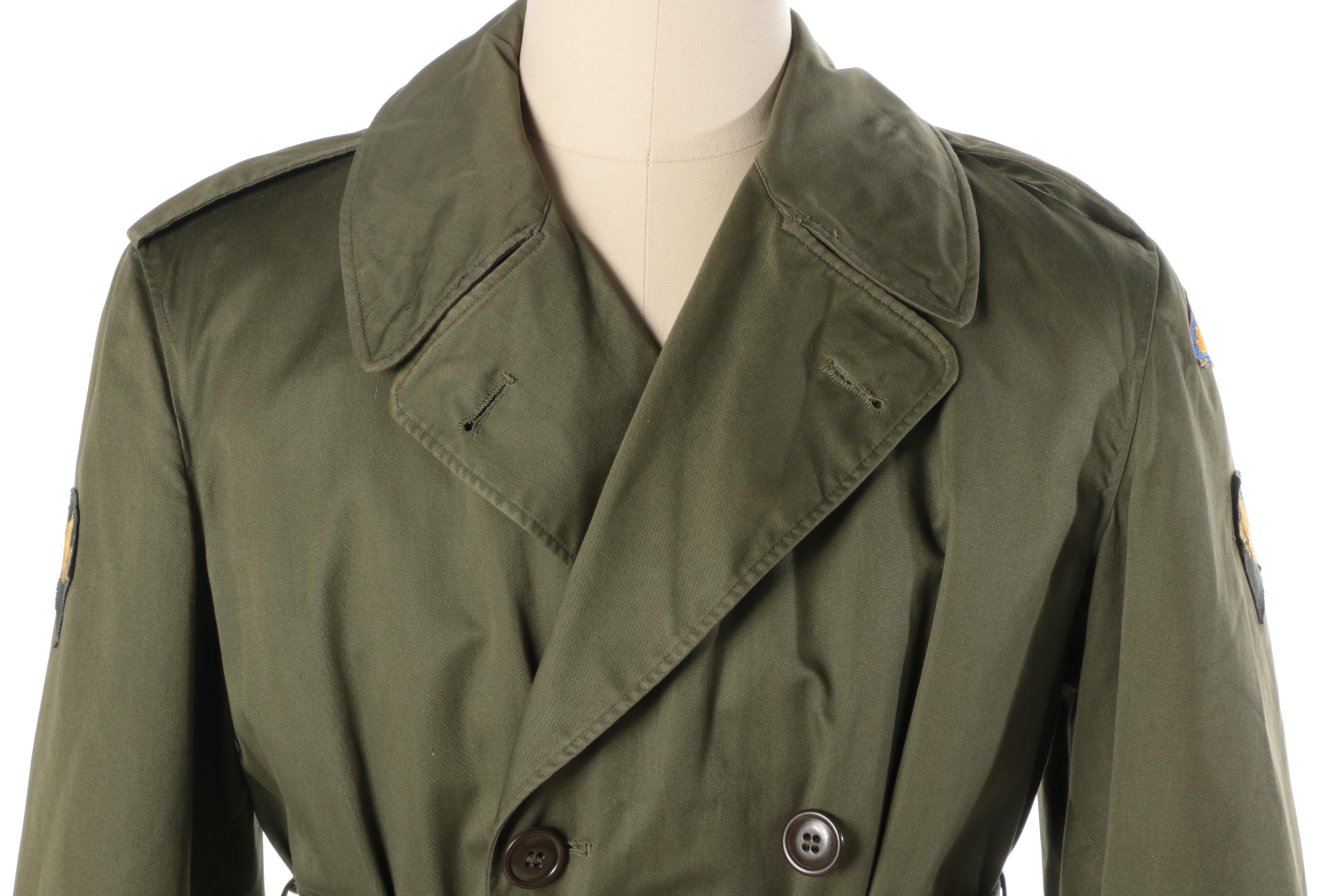 Vintage Military Trench Coat