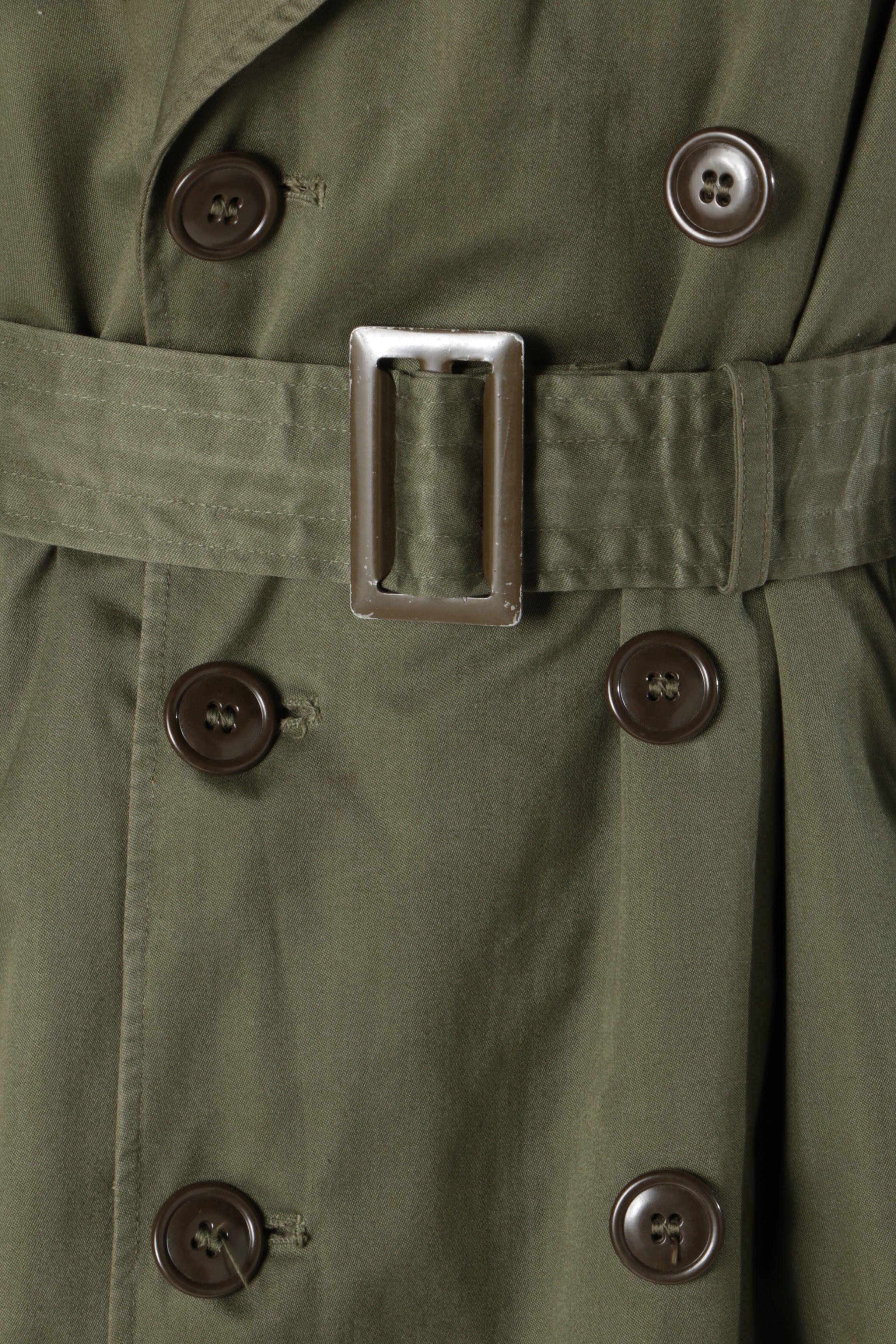 Vintage Military Trench Coat