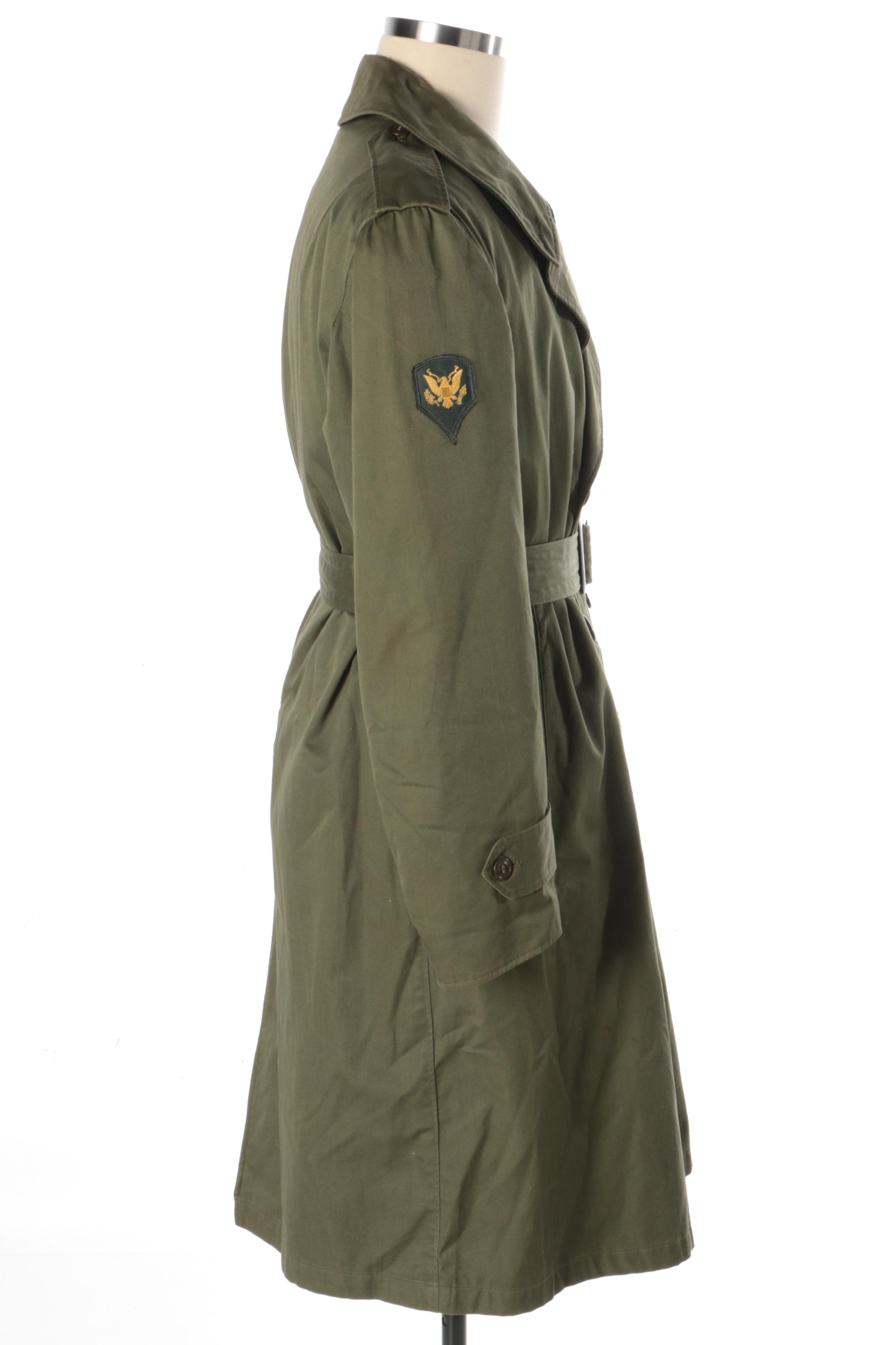 Vintage Military Trench Coat