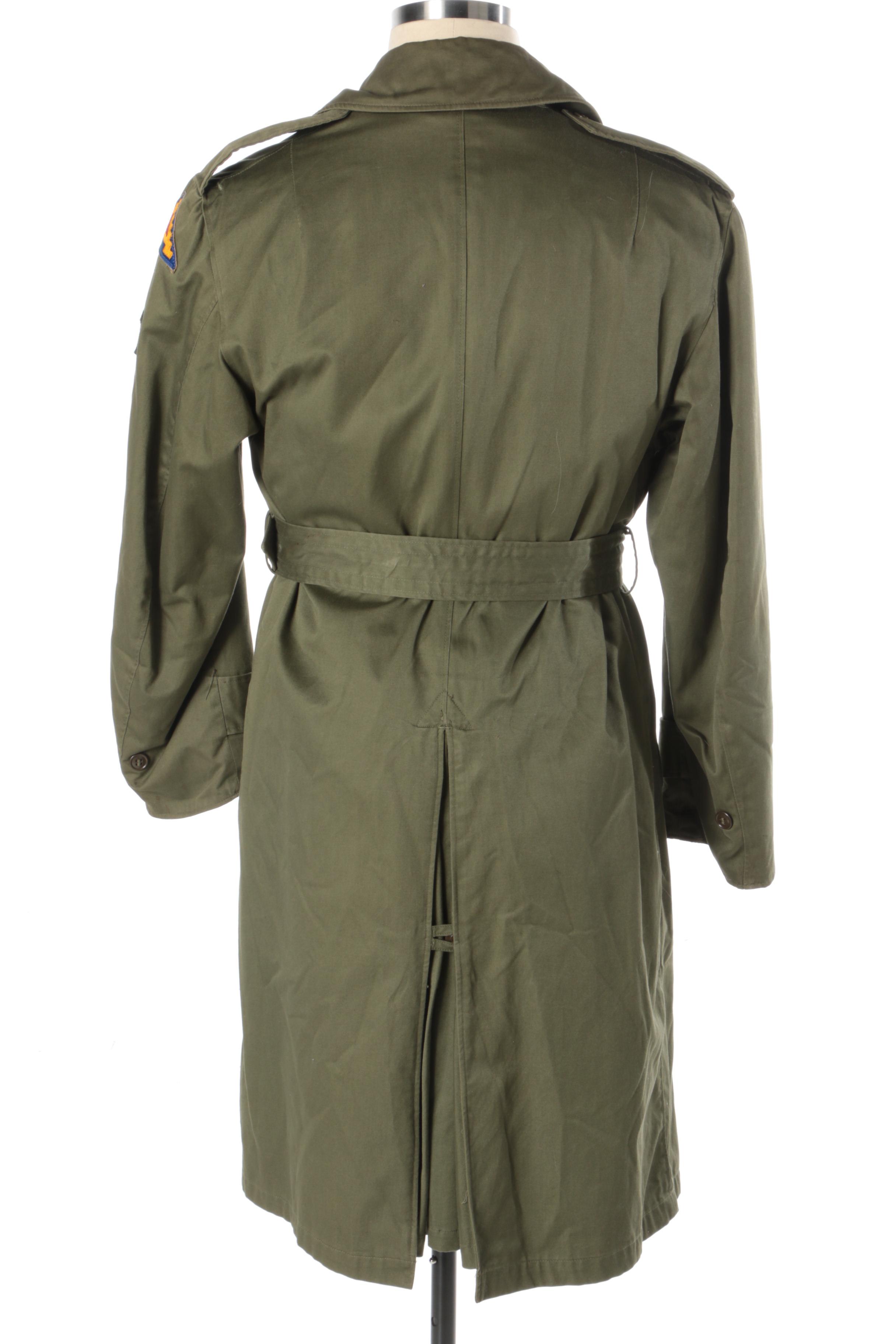 Vintage Military Trench Coat