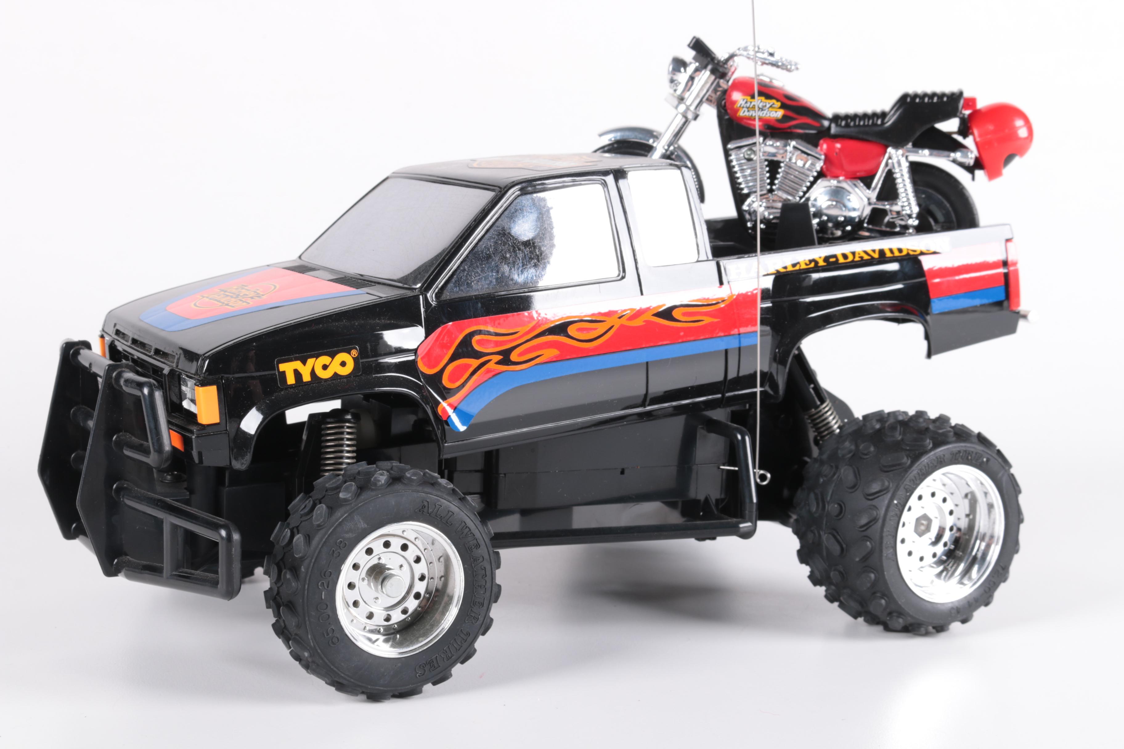 Tyco "Harley Davidson" Remote Control Pick-Up Truck with Motorcycle
