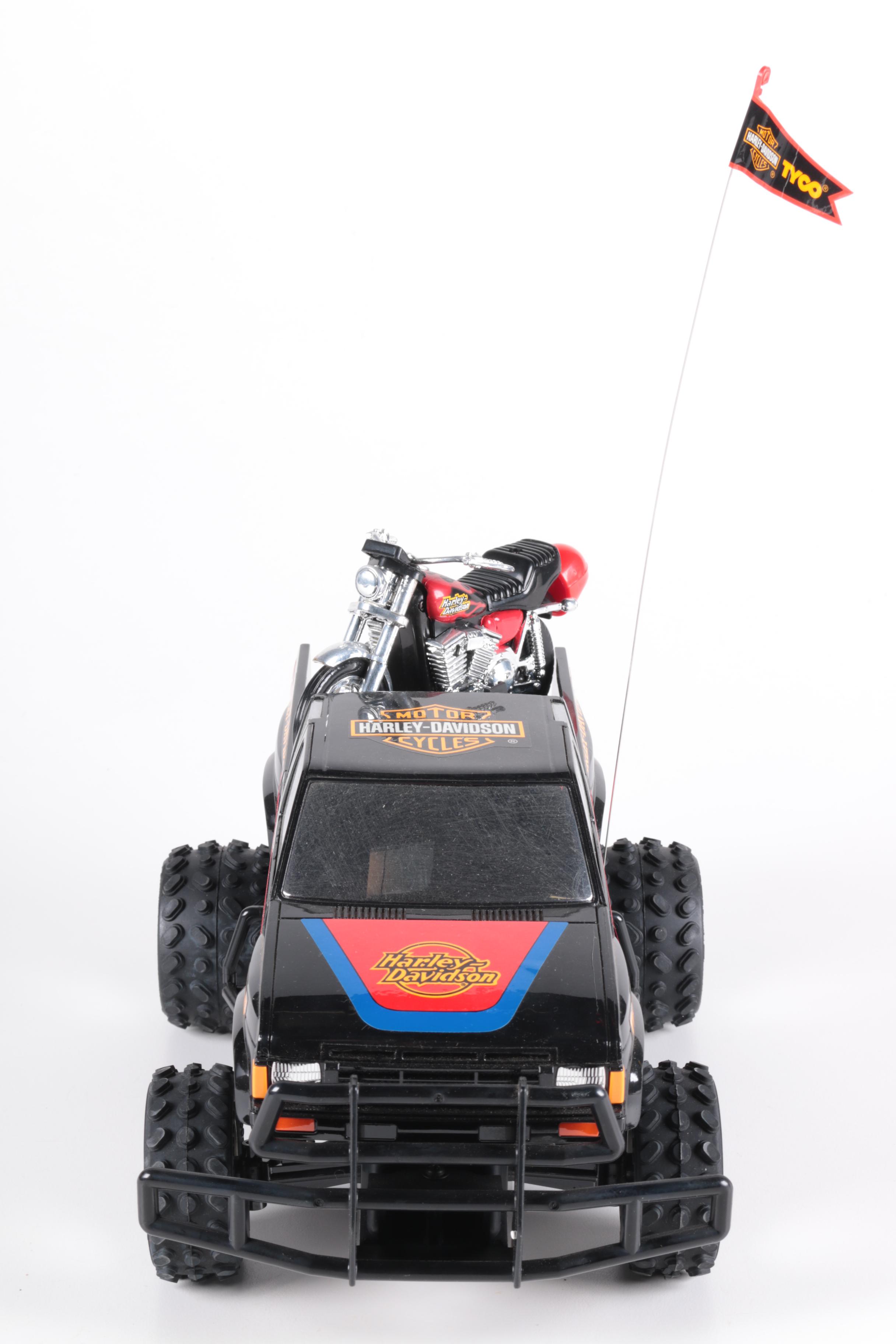 Tyco "Harley Davidson" Remote Control Pick-Up Truck with Motorcycle