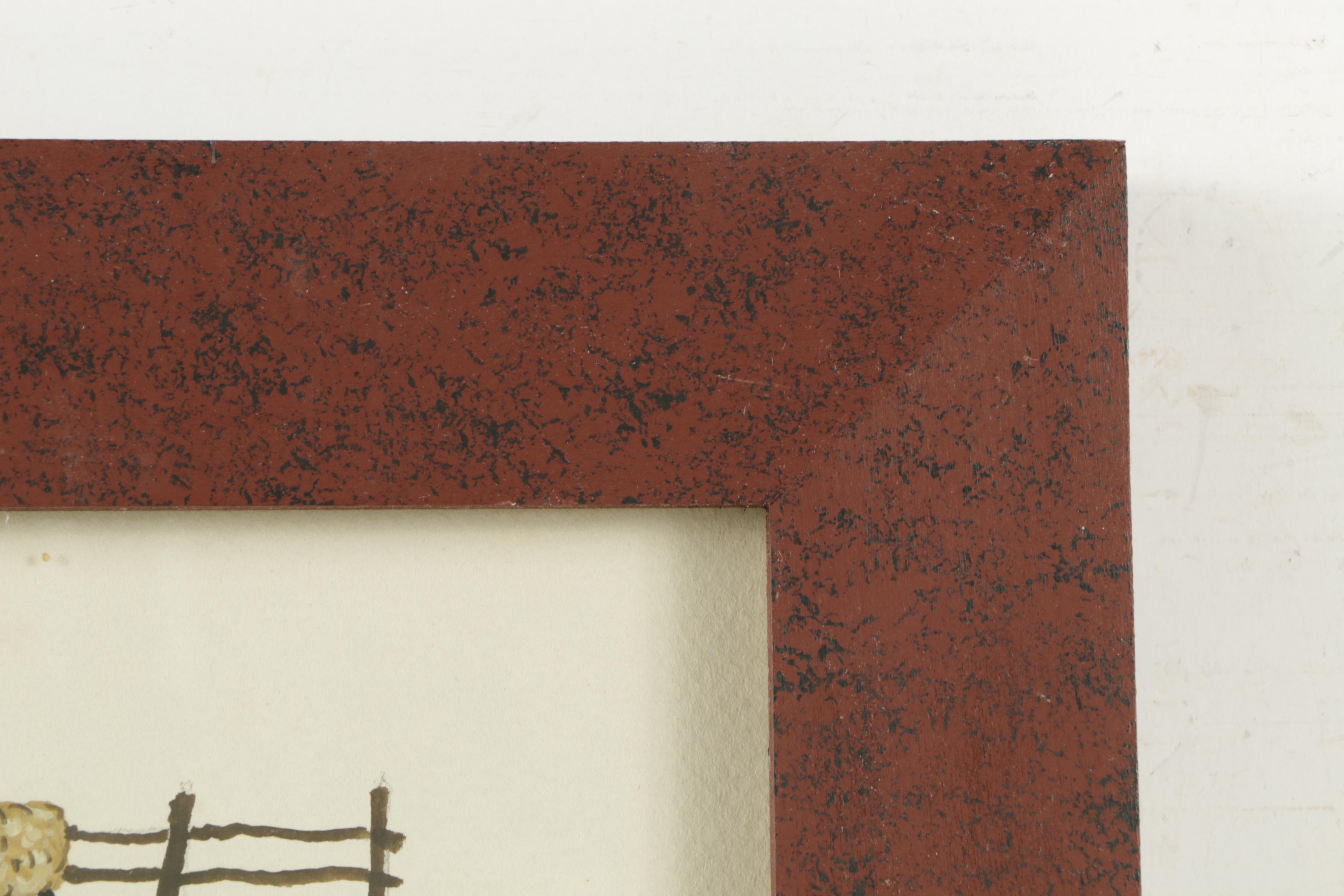 Linda Beazley Watercolor on Paper "Everyone Gets a Wishing Star"