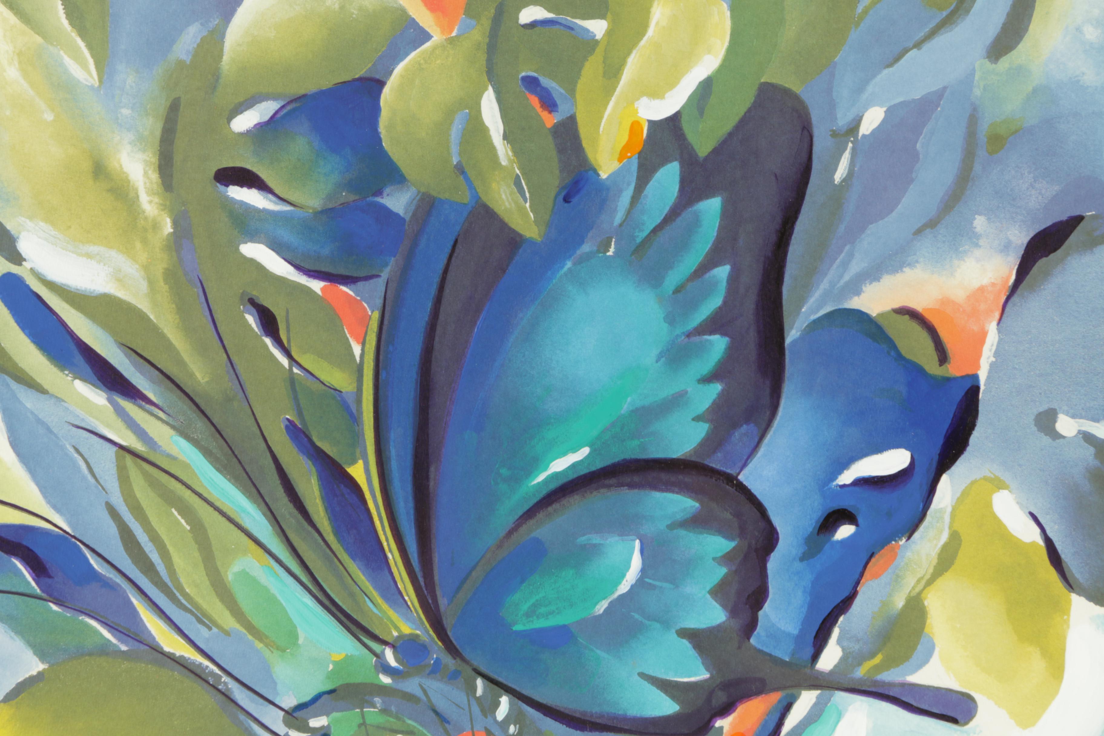 Helen Willshire Limited Edition Offset Lithograph on Paper "Ulysses"