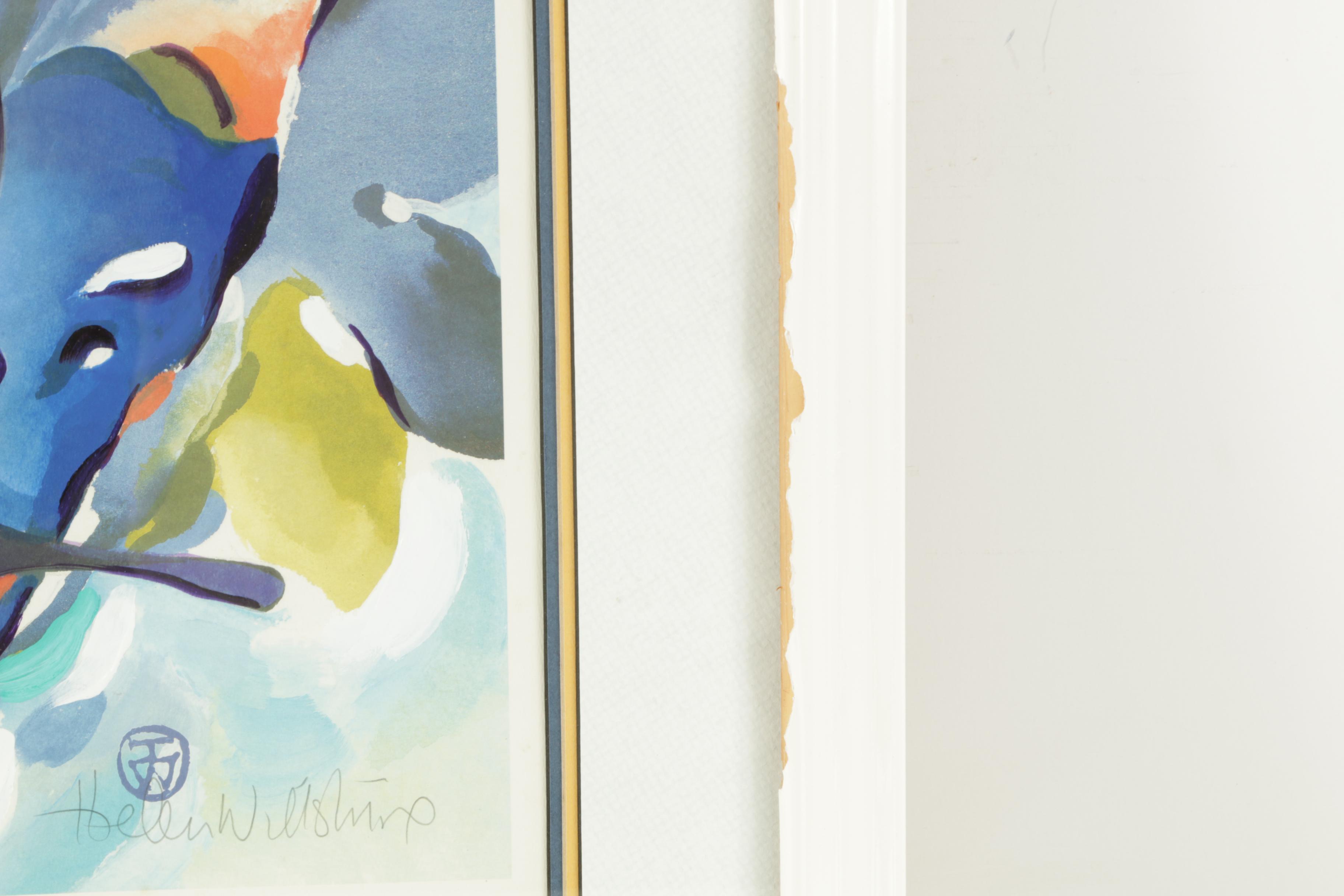 Helen Willshire Limited Edition Offset Lithograph on Paper "Ulysses"