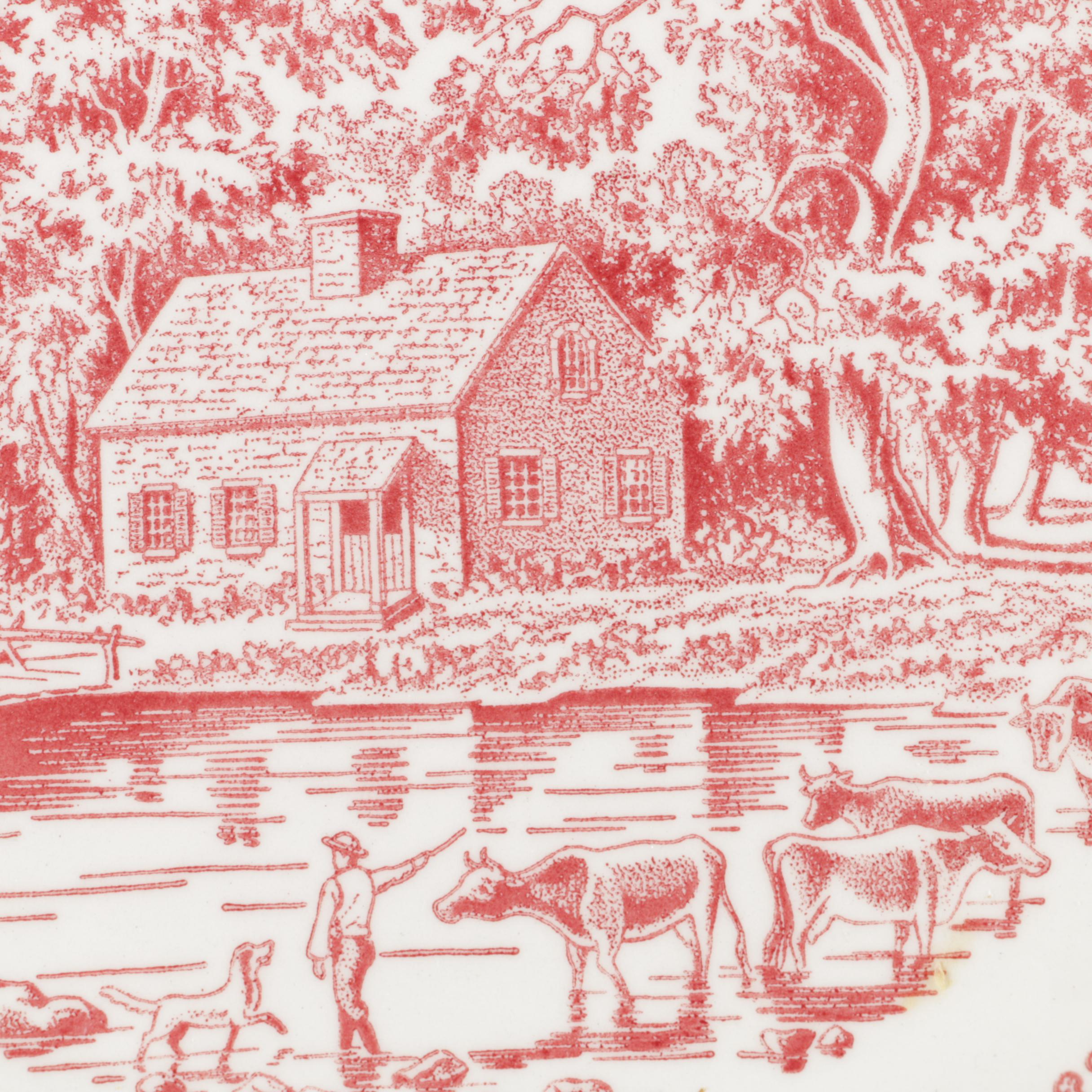 Royal "Memory Lane Pink" and Other Ironstone Tableware