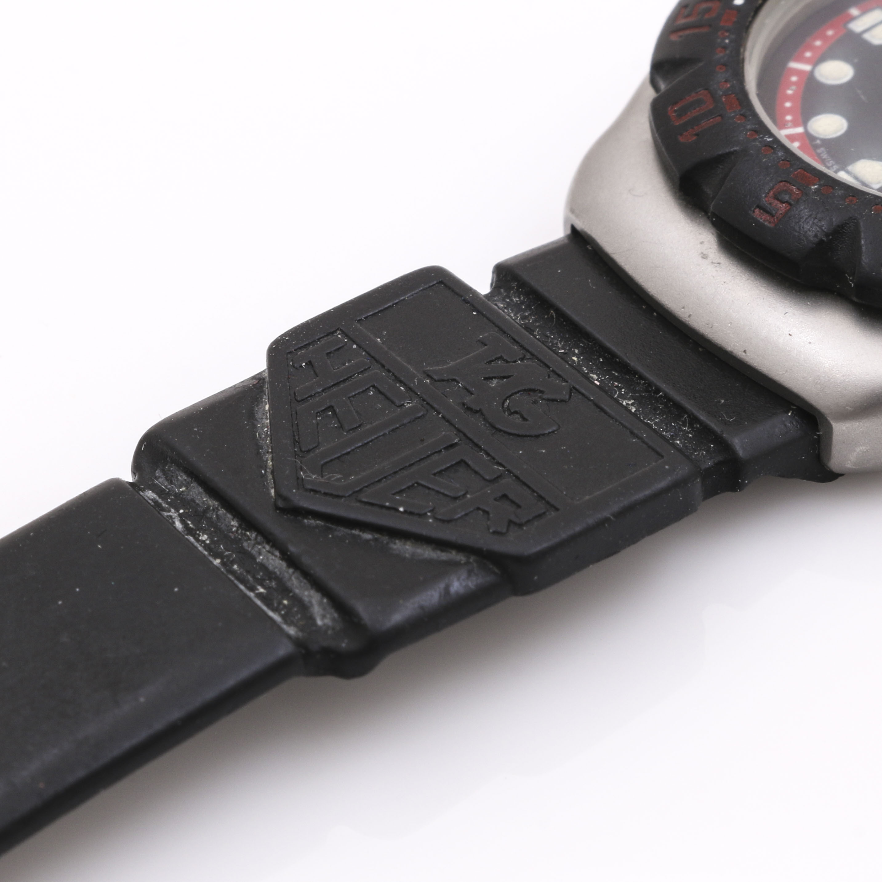 Tag Heuer 29.00 MM Professional 200M Stainless Steel and Black Rubber Sport Watch