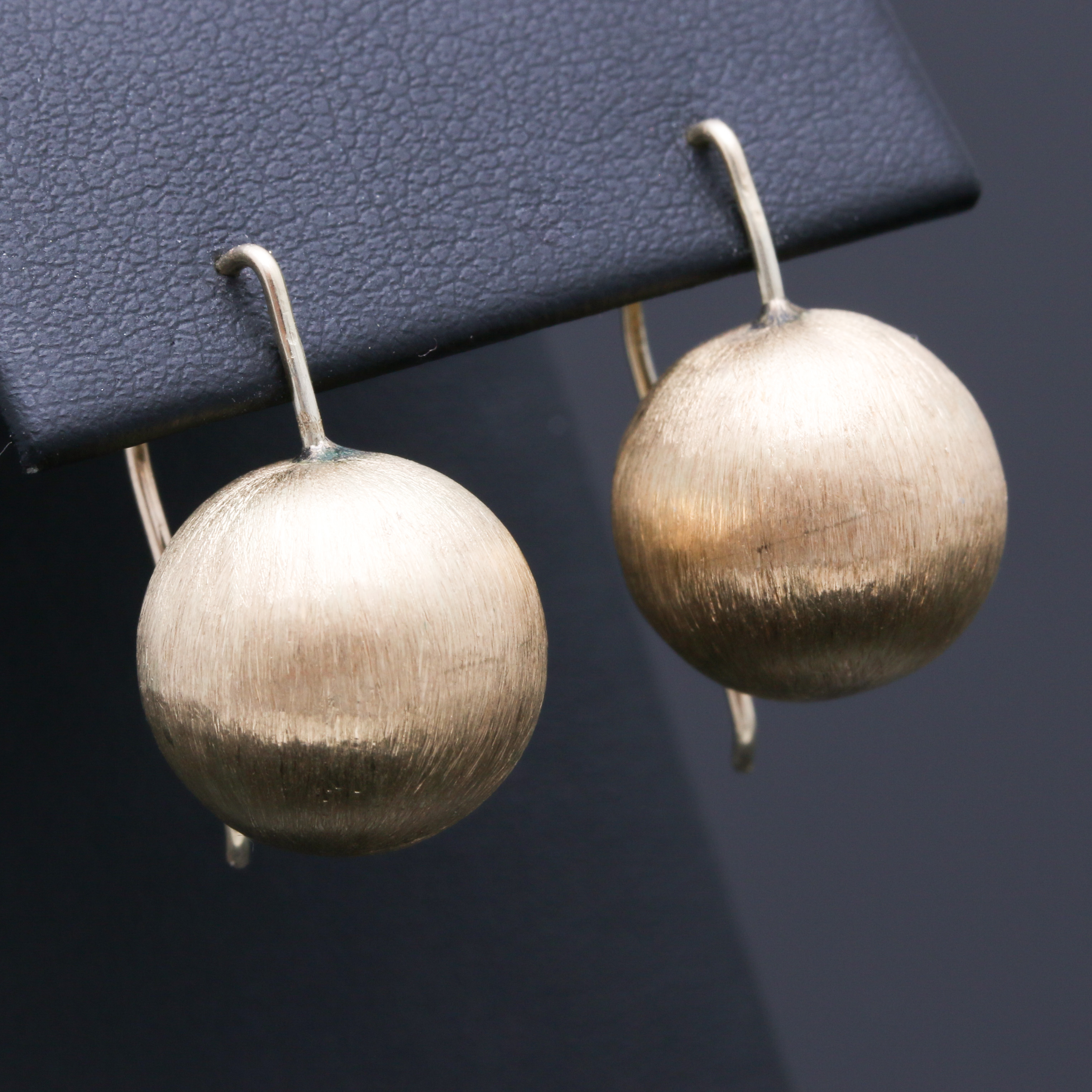 10K Yellow Gold Ball Earrings