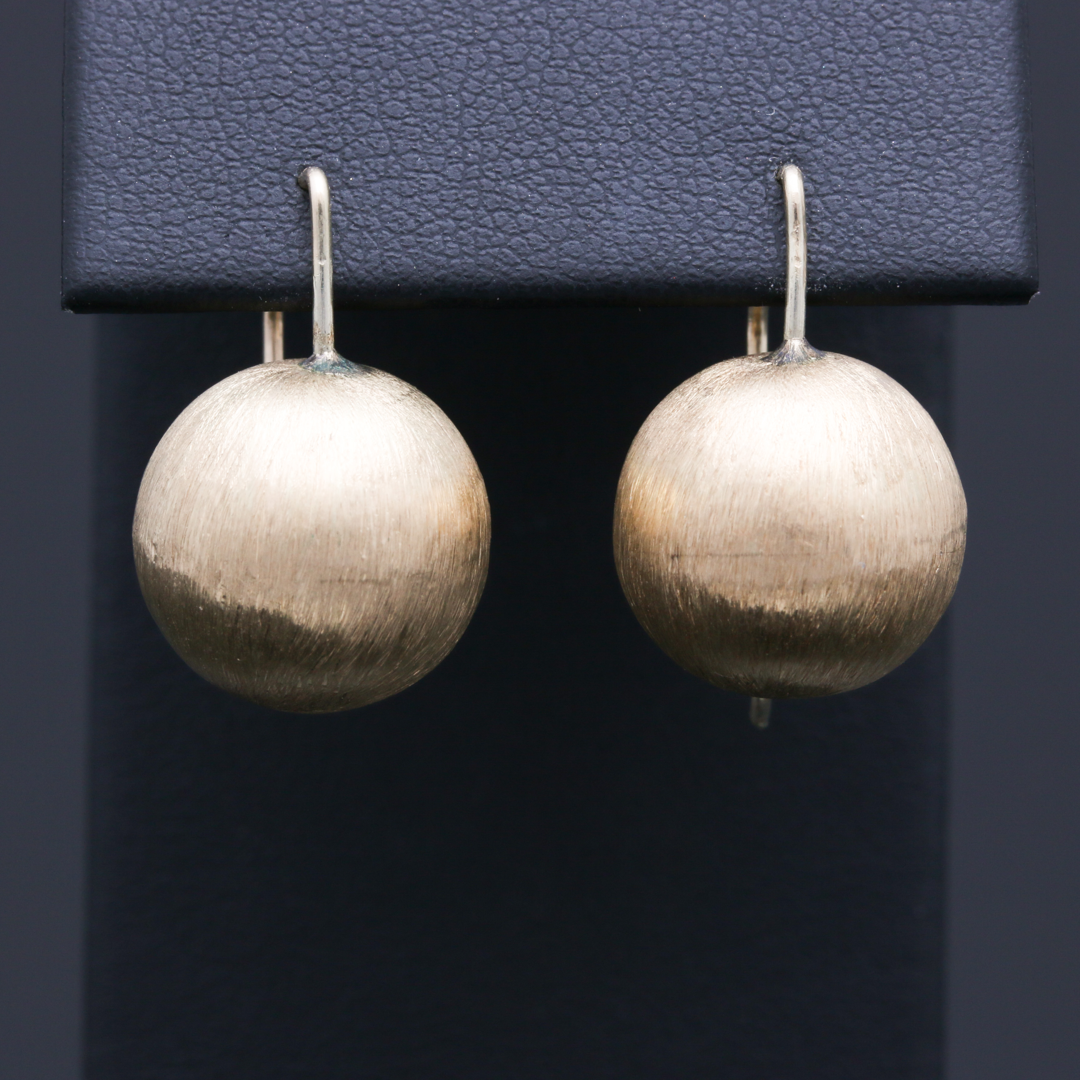 10K Yellow Gold Ball Earrings