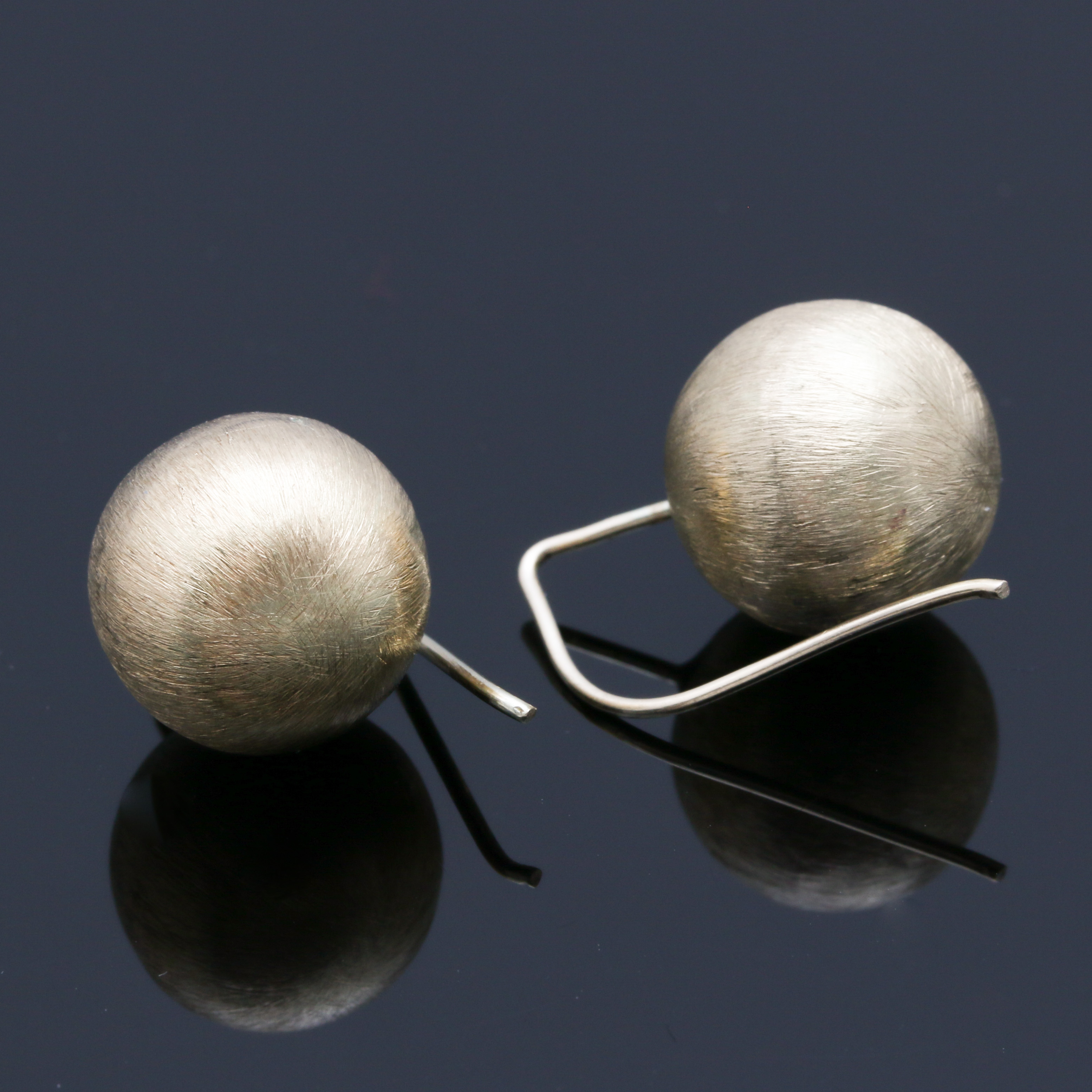 10K Yellow Gold Ball Earrings