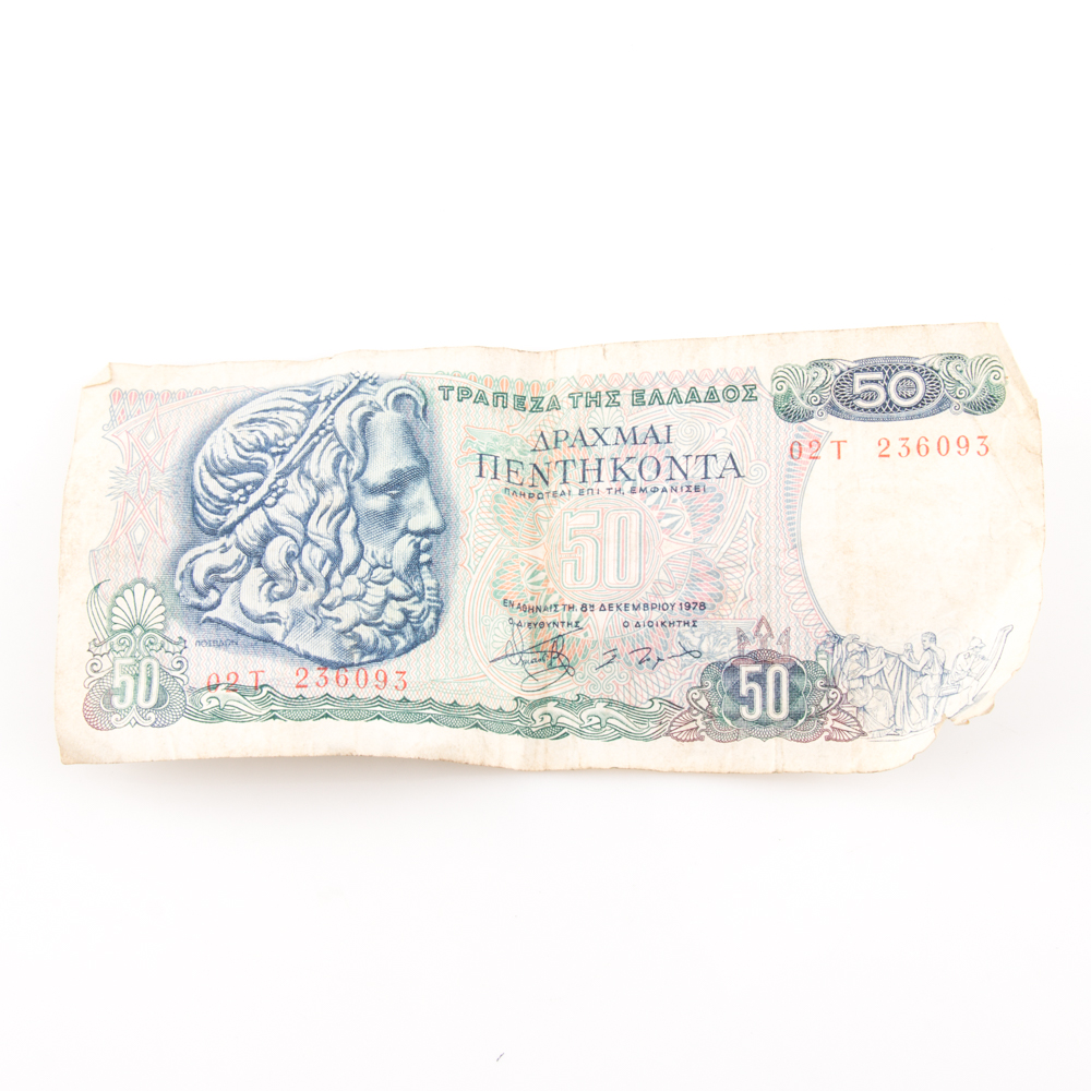 Group of Foreign Coins and Currency