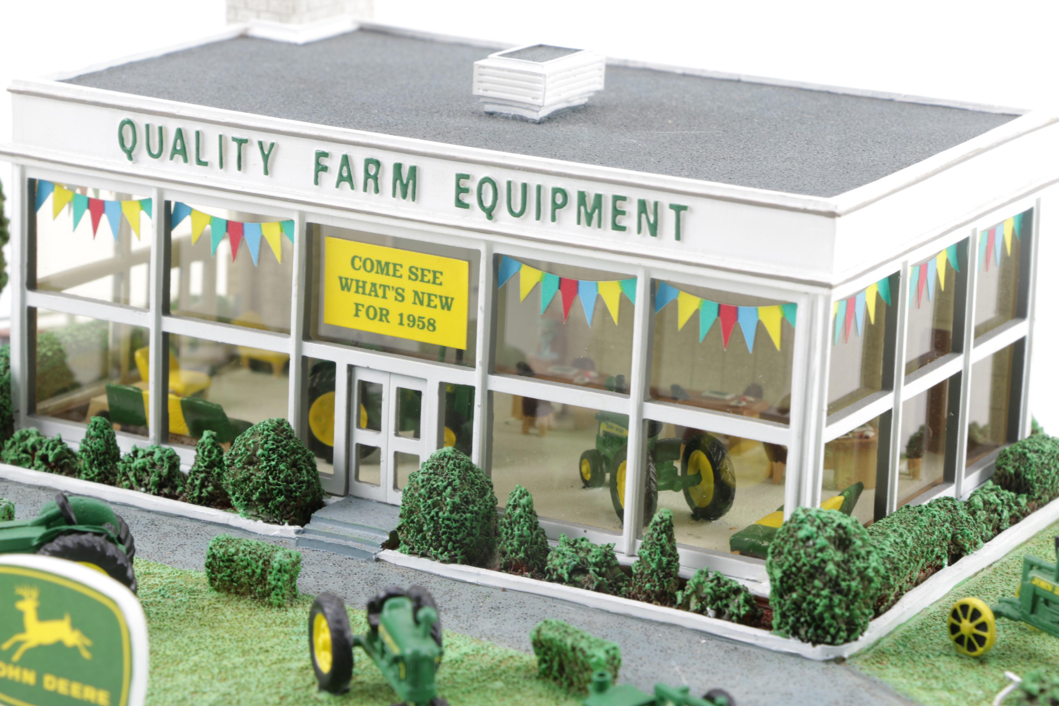 Danbury Mint "John Deere Dealership" Figurine