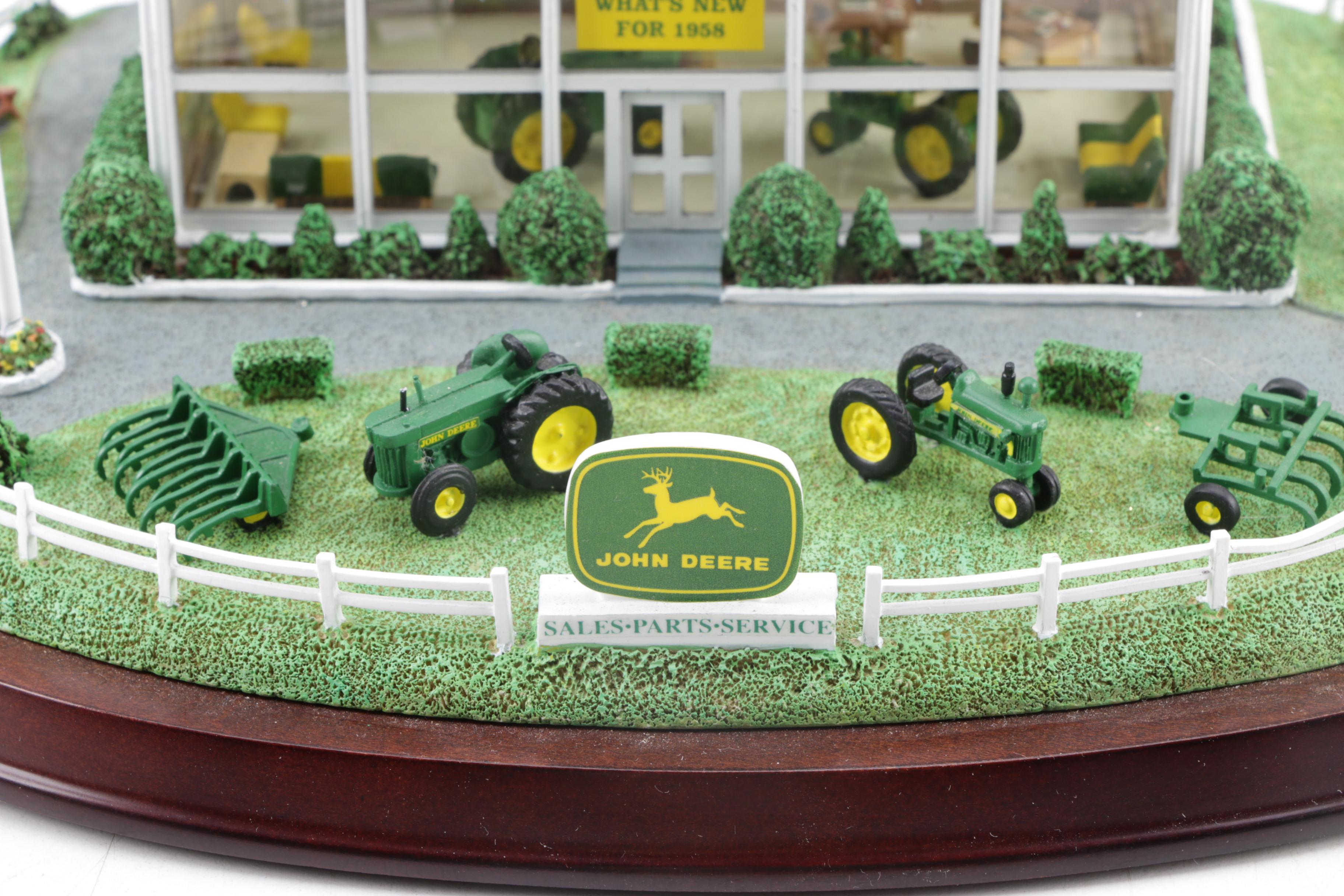 Danbury Mint "John Deere Dealership" Figurine