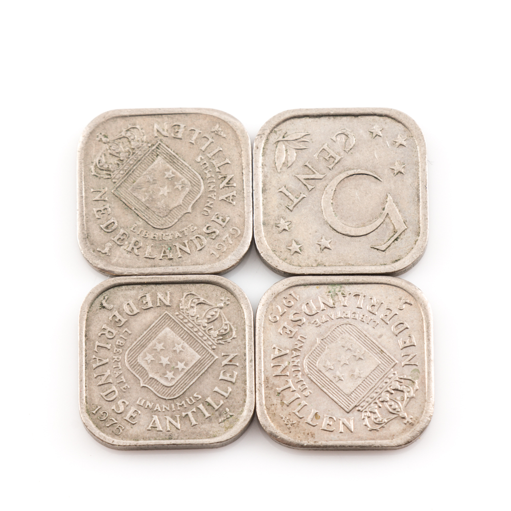 Group of Foreign Coins and Currency