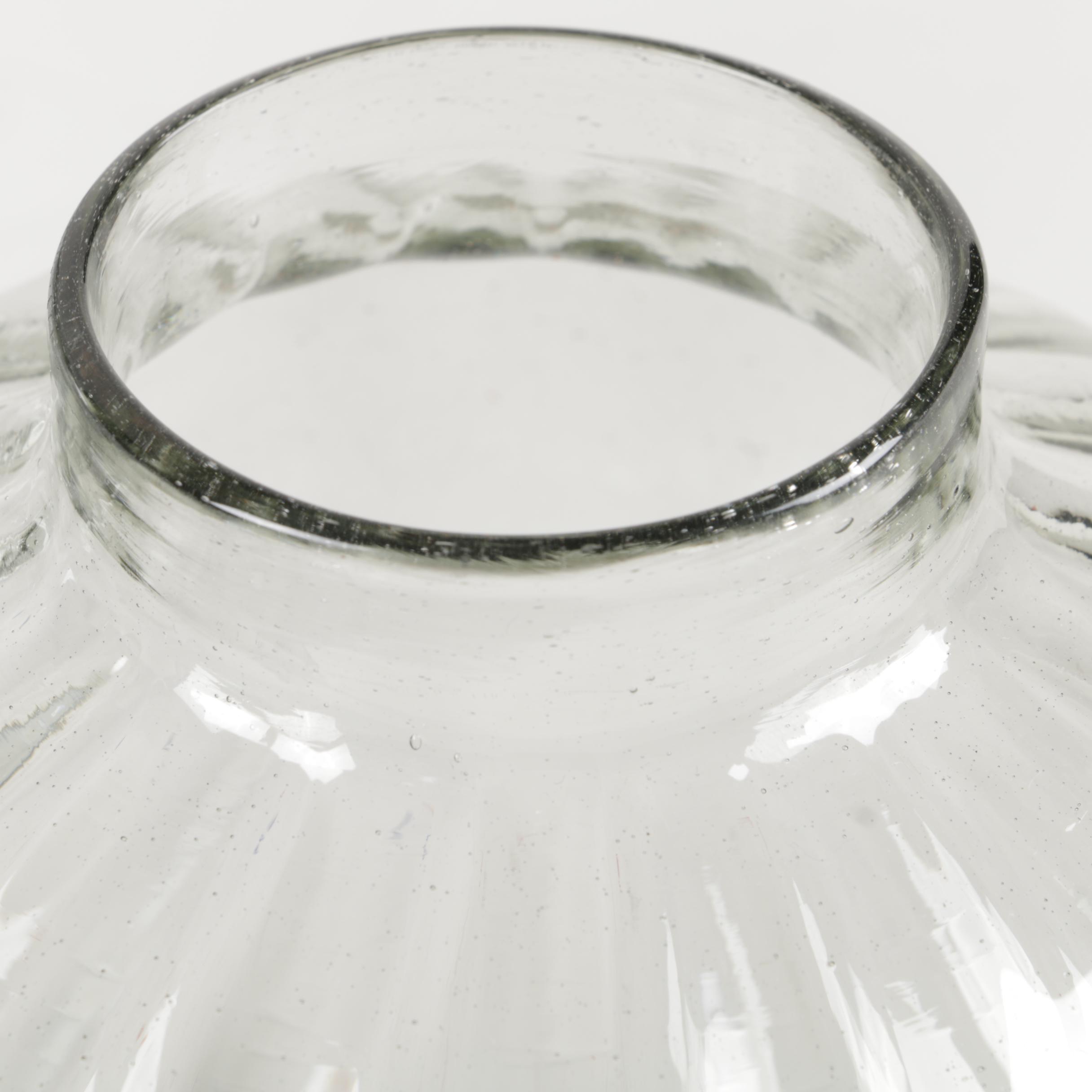 Decorative Glass Jars with Metal Lids