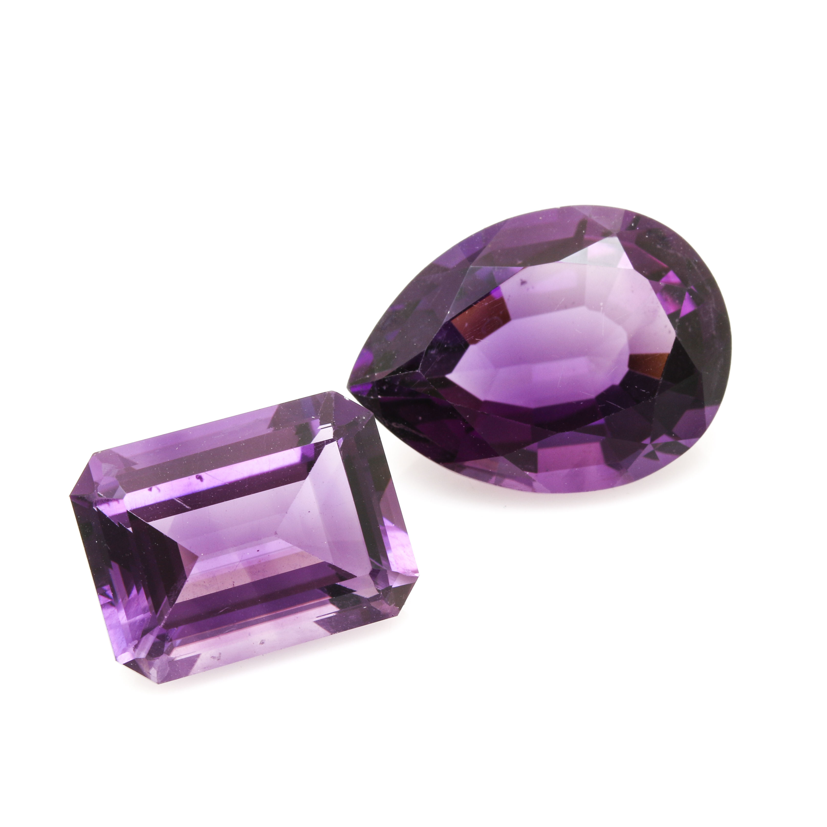 Loose 25.98 CTW Amethyst Gemstones