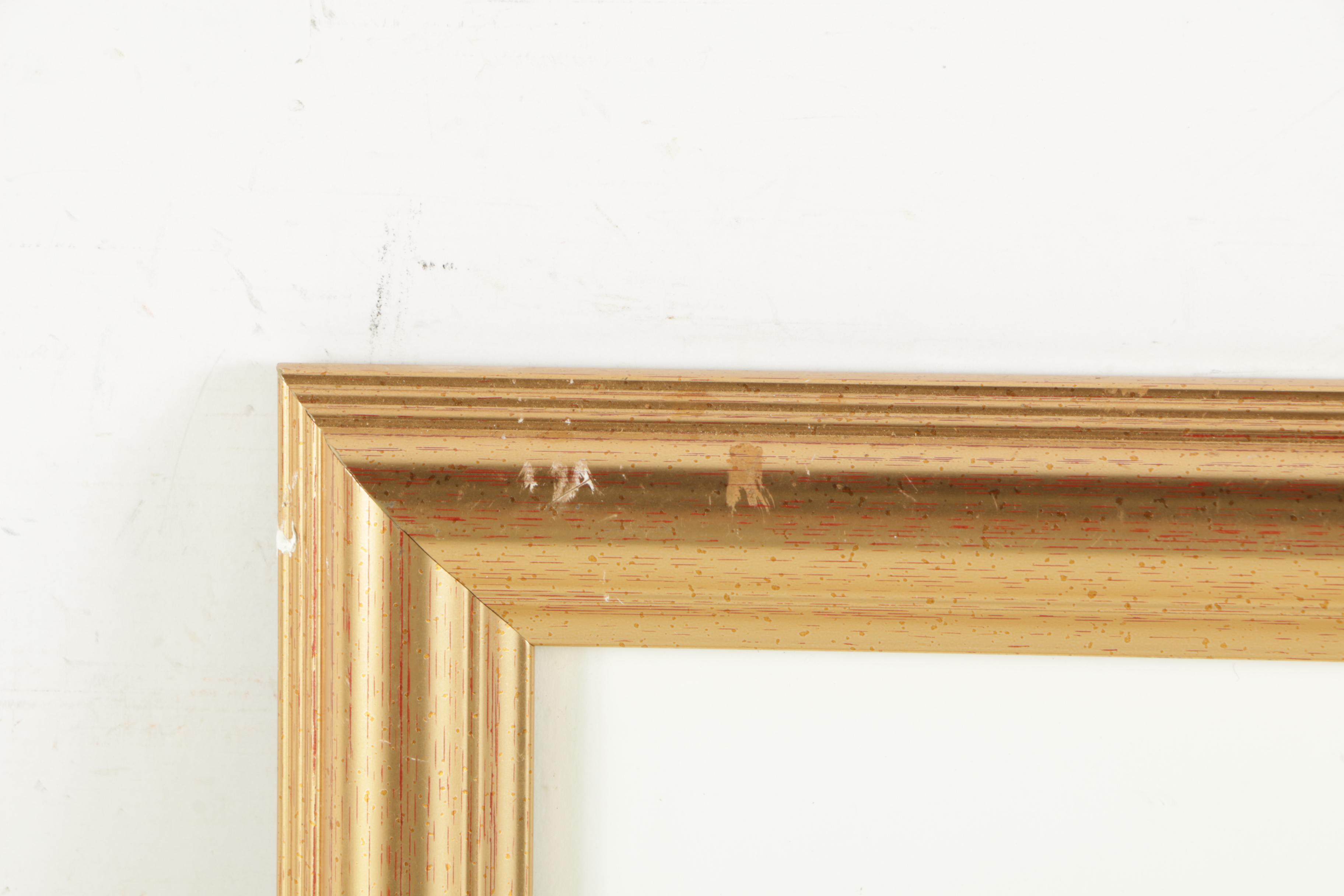 Jan Henning Mixed Media Watercolor Landscape Painting on Paper