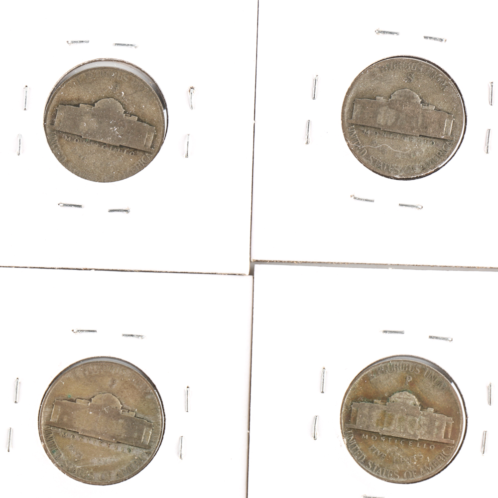Select Assortment of Mercury Dimes and Silver Wartime Nickels