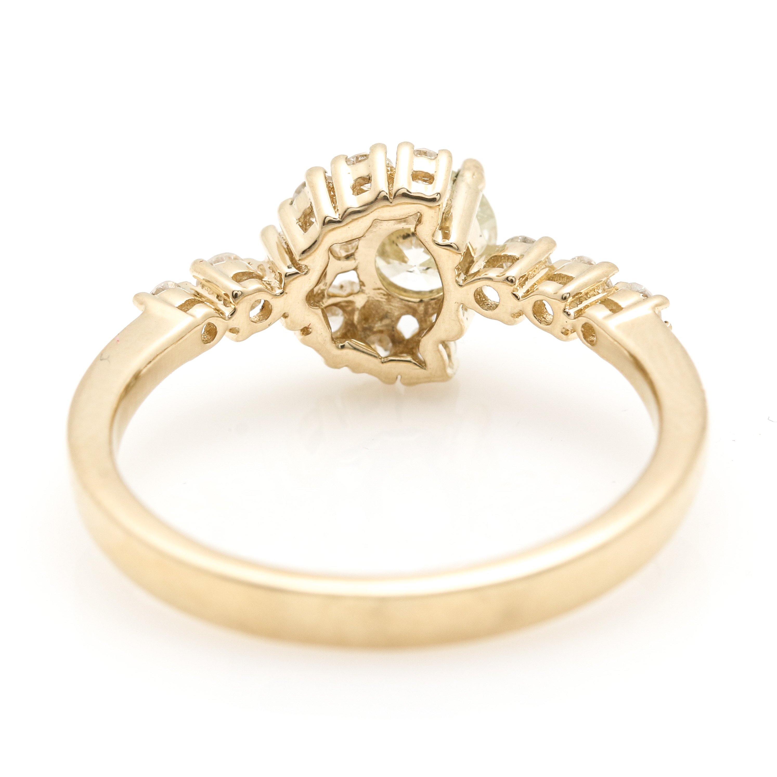 14K Yellow Gold Diamond Ring