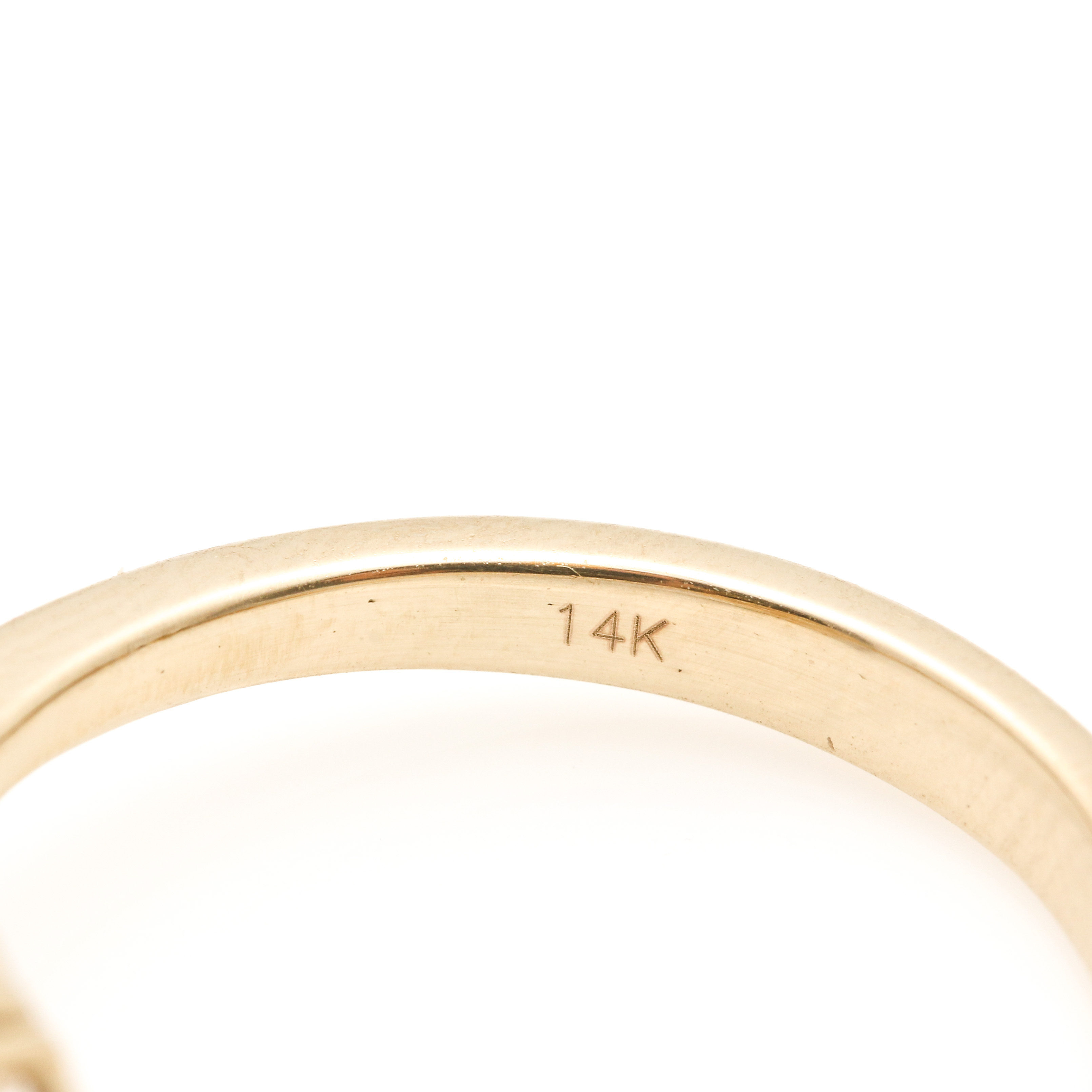 14K Yellow Gold Diamond Ring