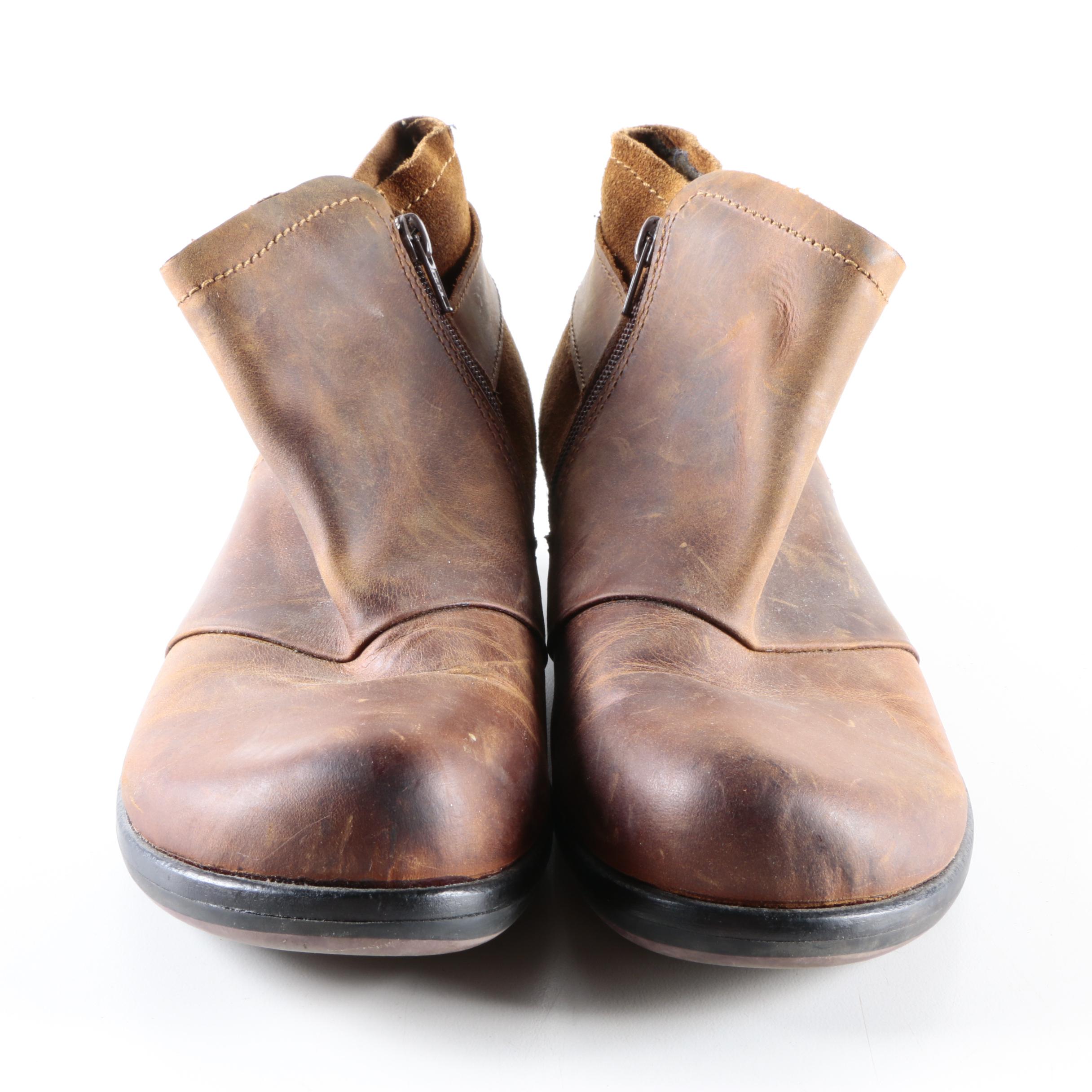 Fly London and Arche Women's Brown Leather Boots