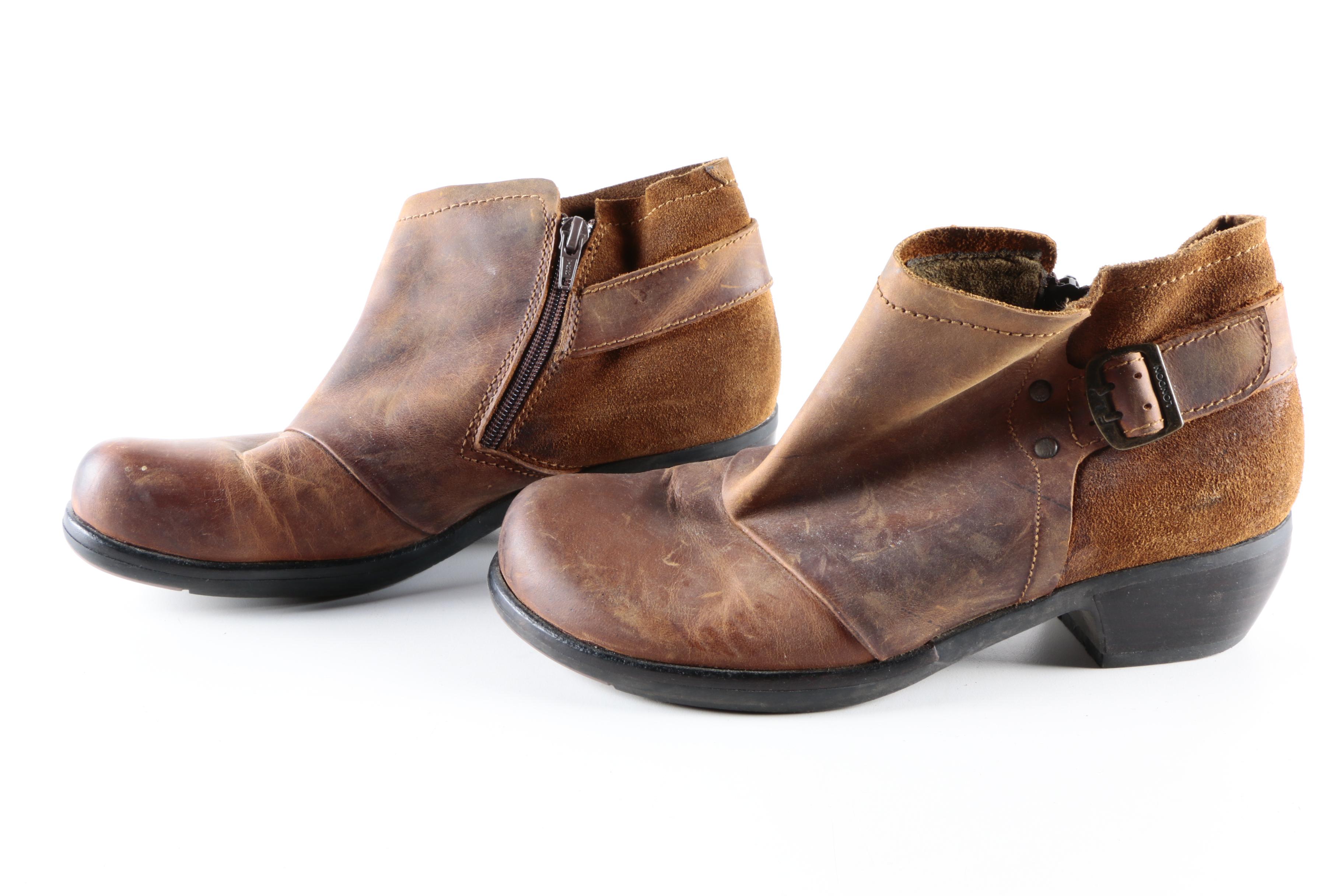 Fly London and Arche Women's Brown Leather Boots