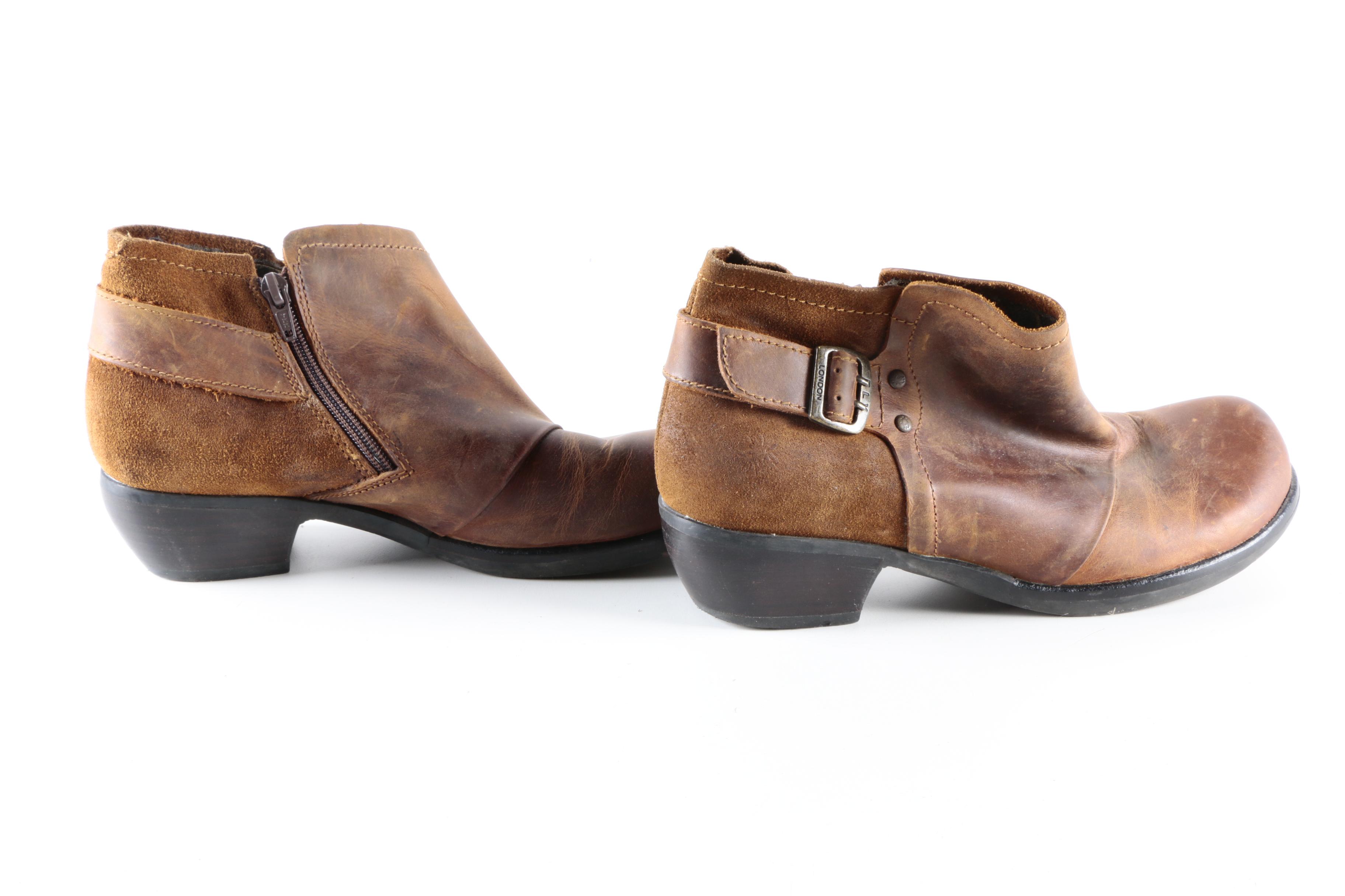 Fly London and Arche Women's Brown Leather Boots