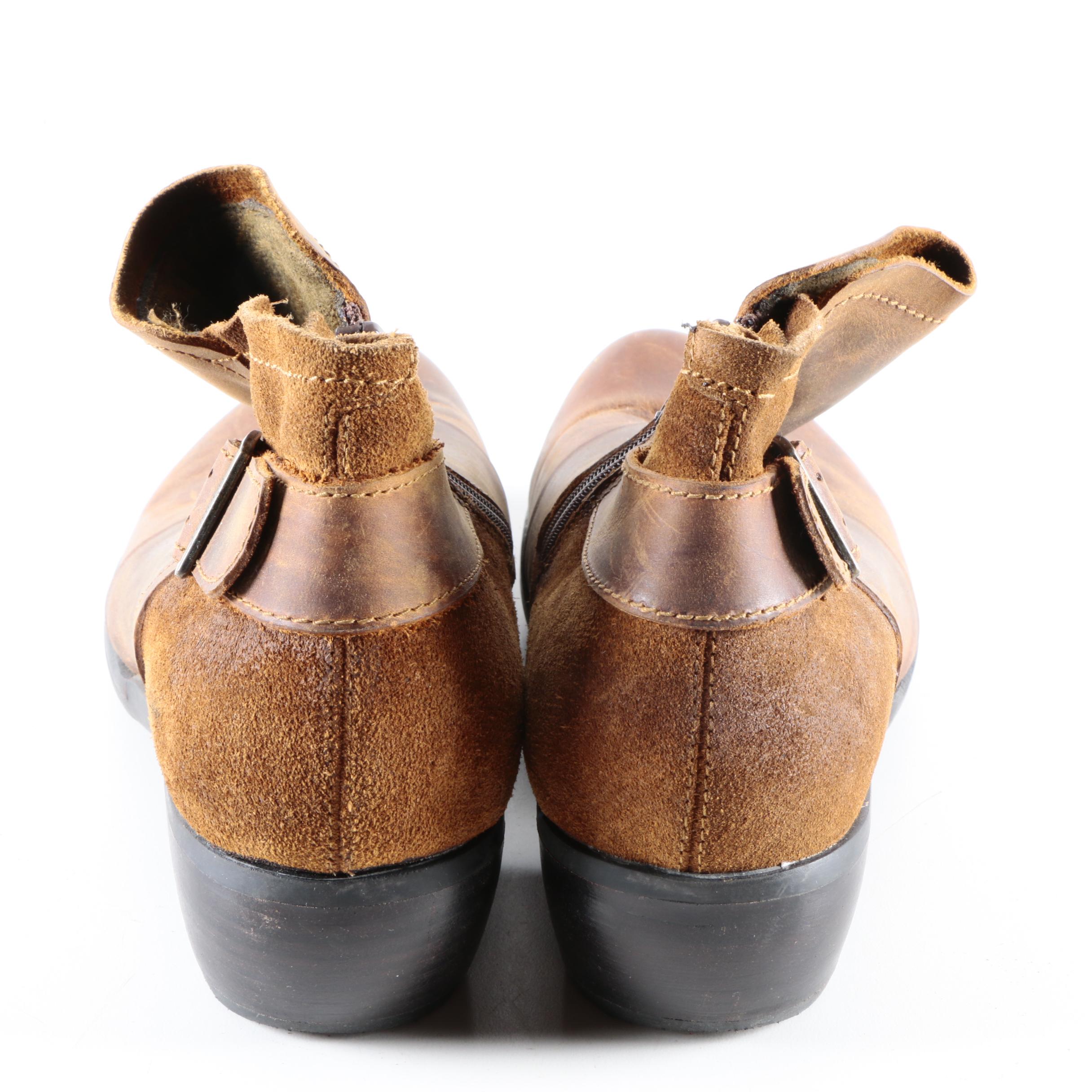 Fly London and Arche Women's Brown Leather Boots