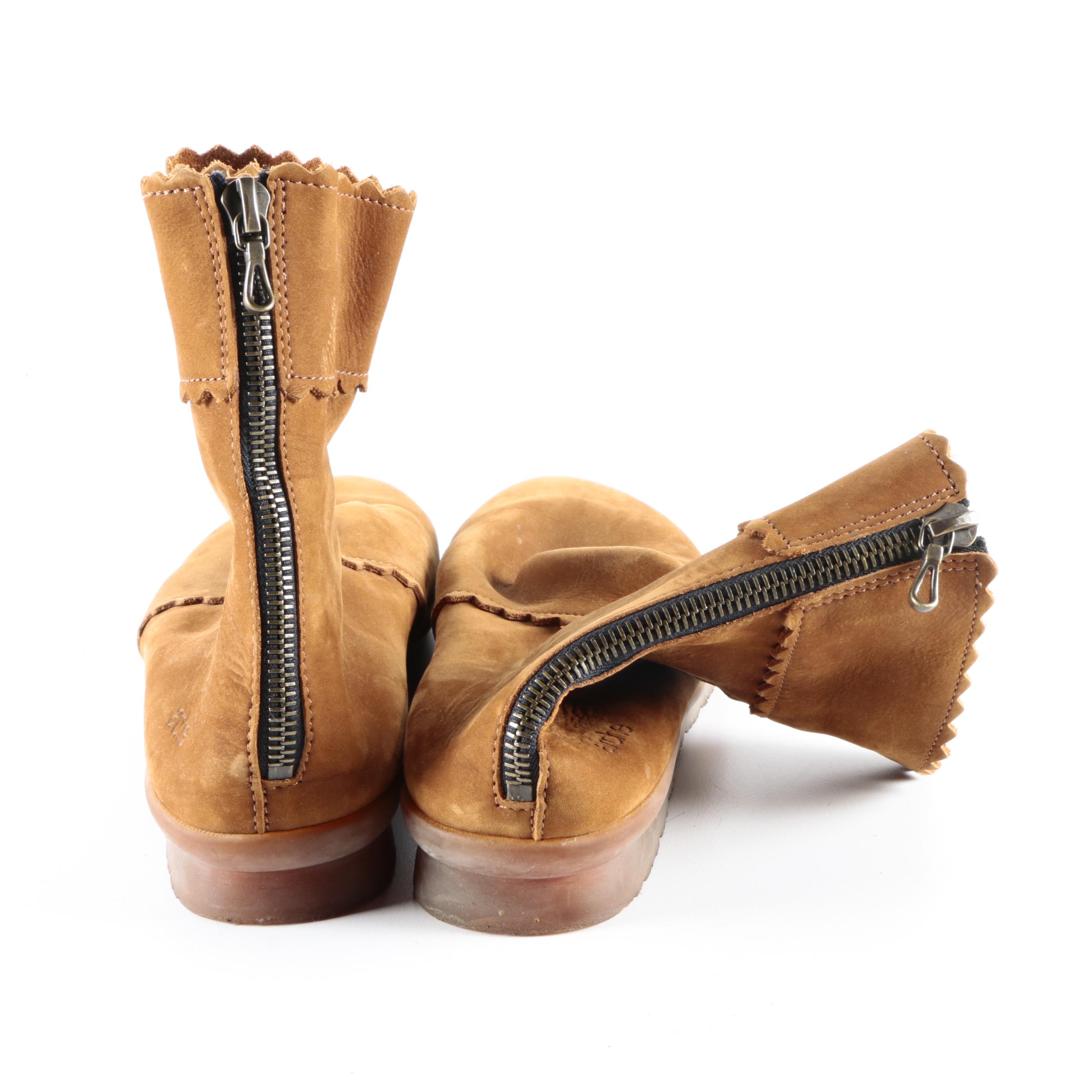 Fly London and Arche Women's Brown Leather Boots