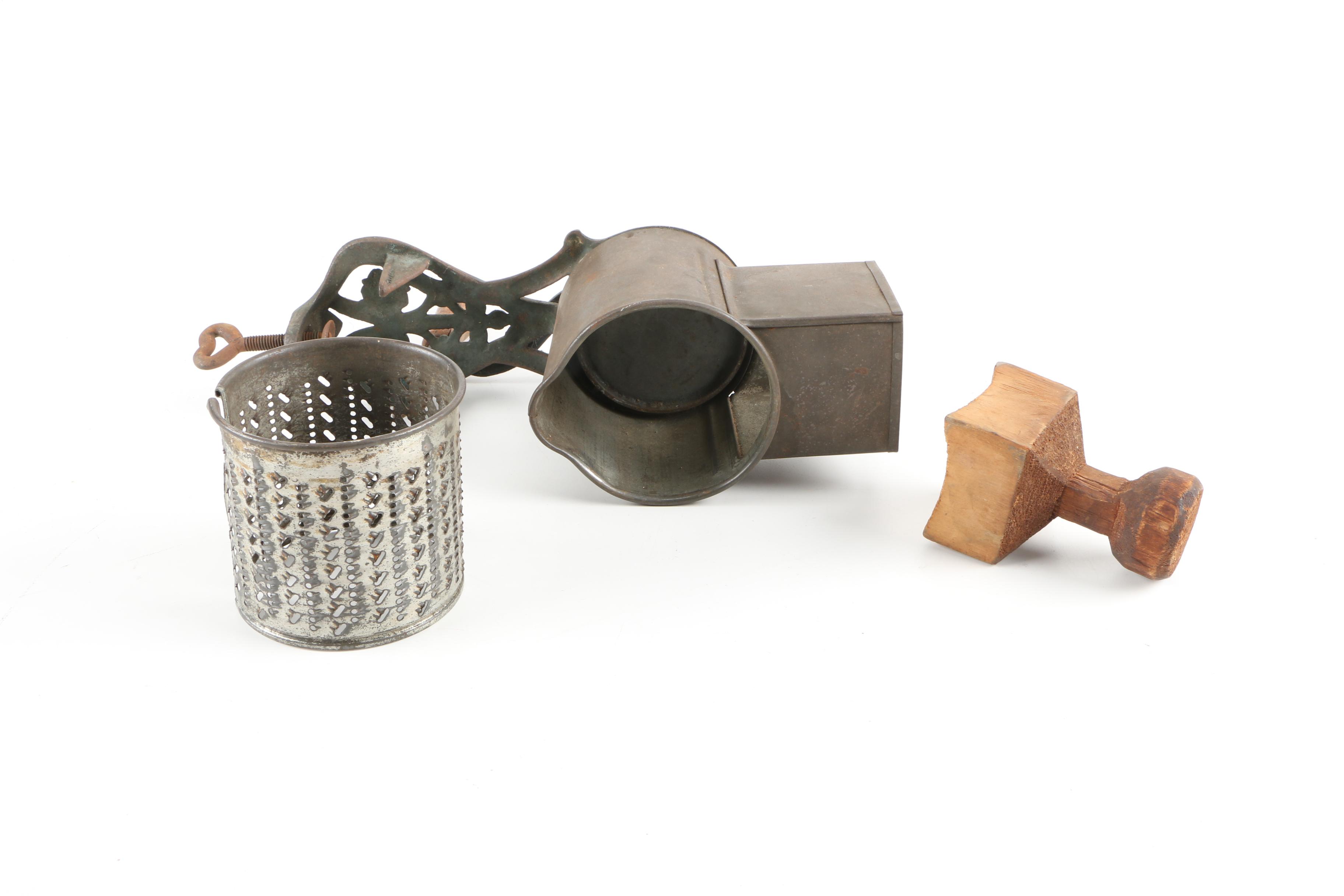 Vintage Metal Cheese Grater