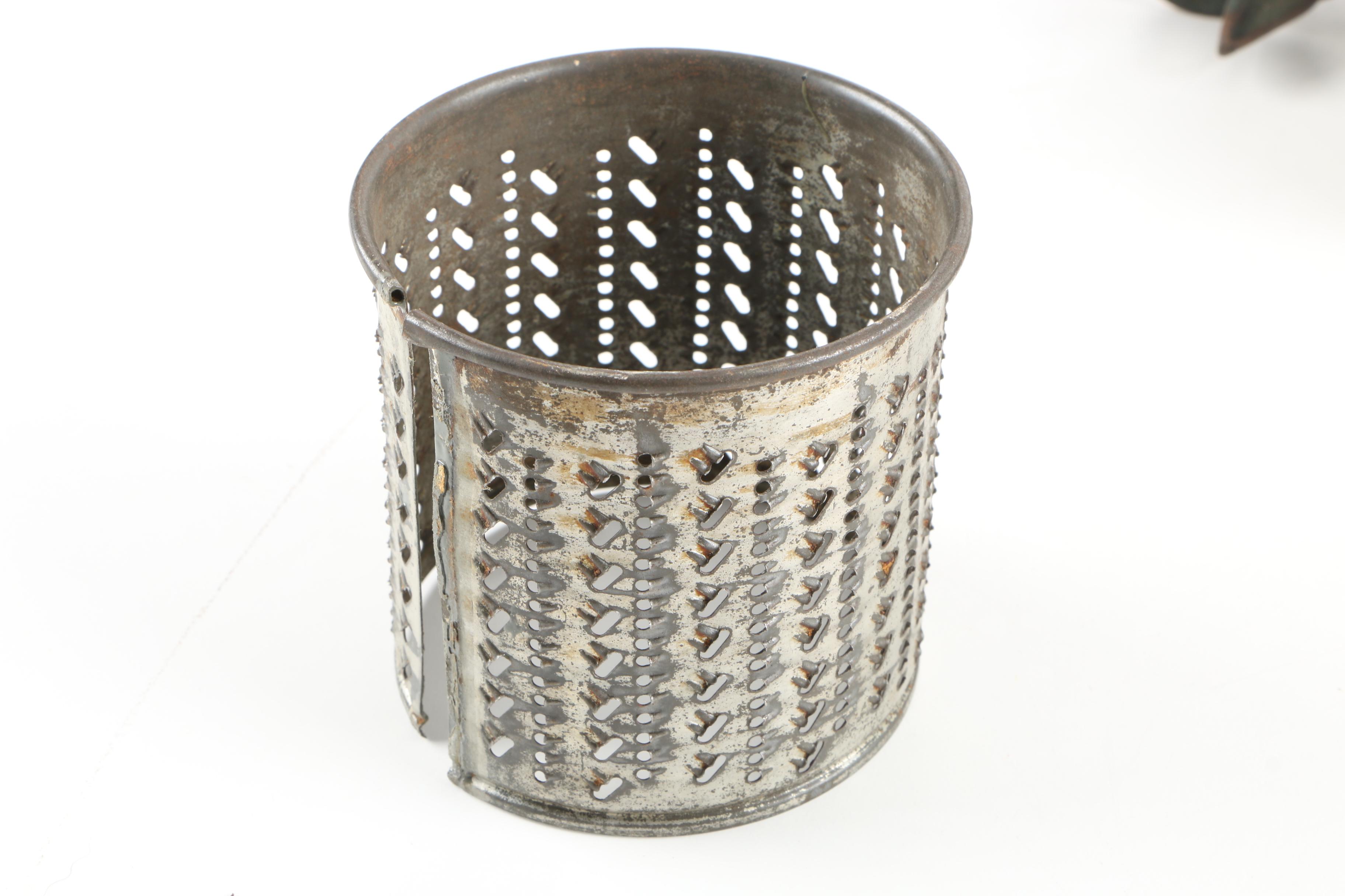 Vintage Metal Cheese Grater