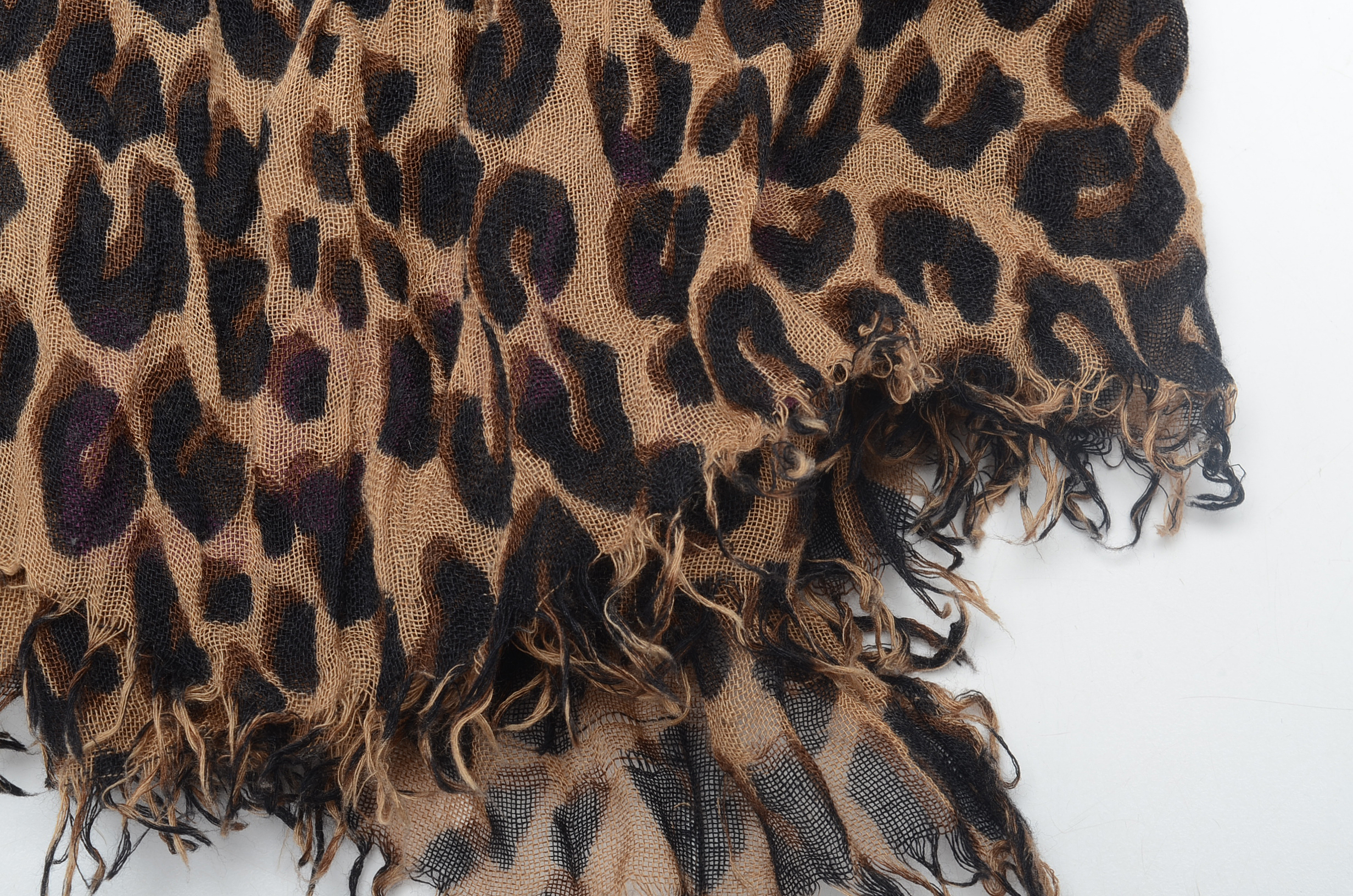 Louis Vuitton Leopard Print Scarf