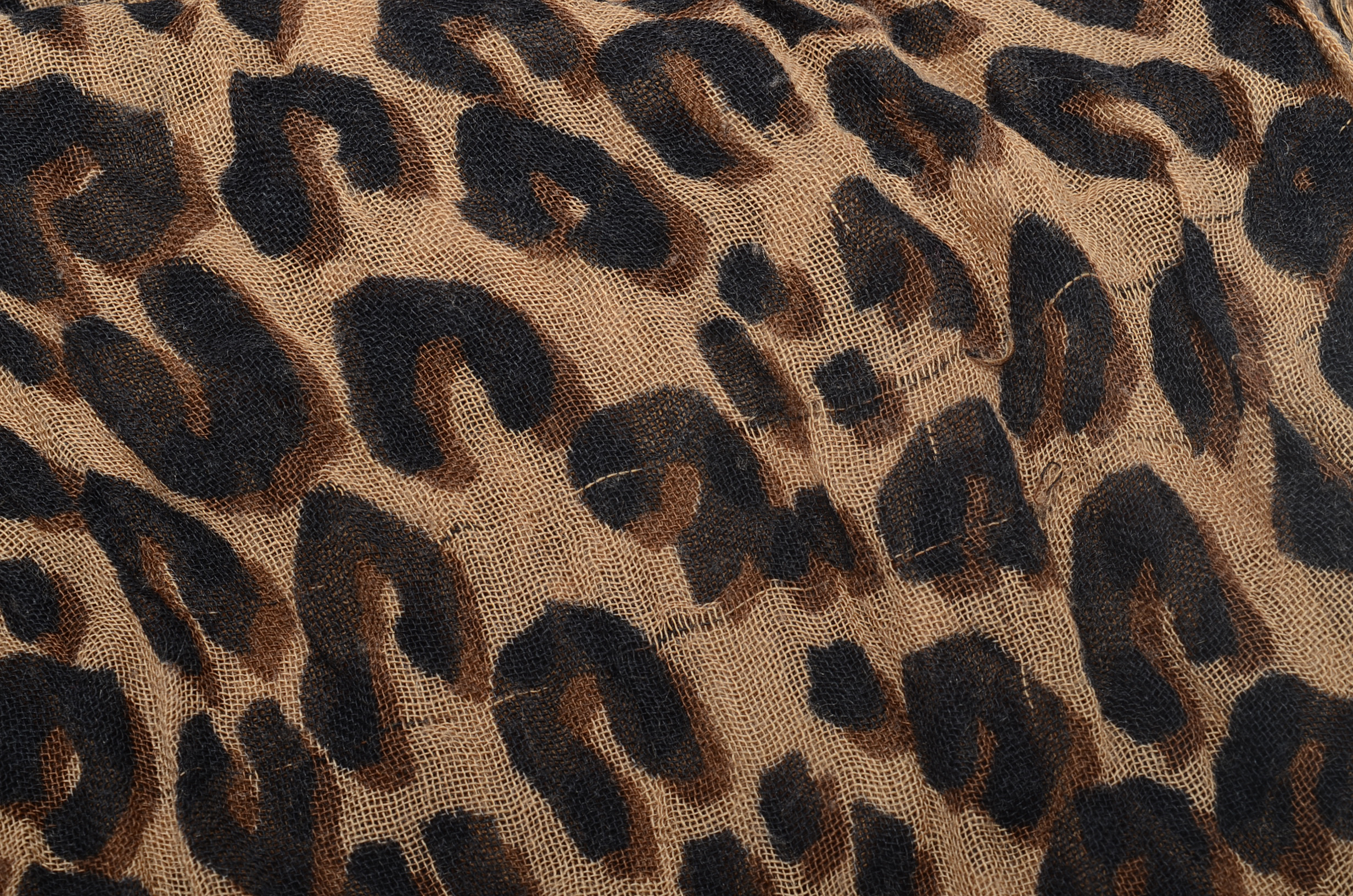 Louis Vuitton Leopard Print Scarf