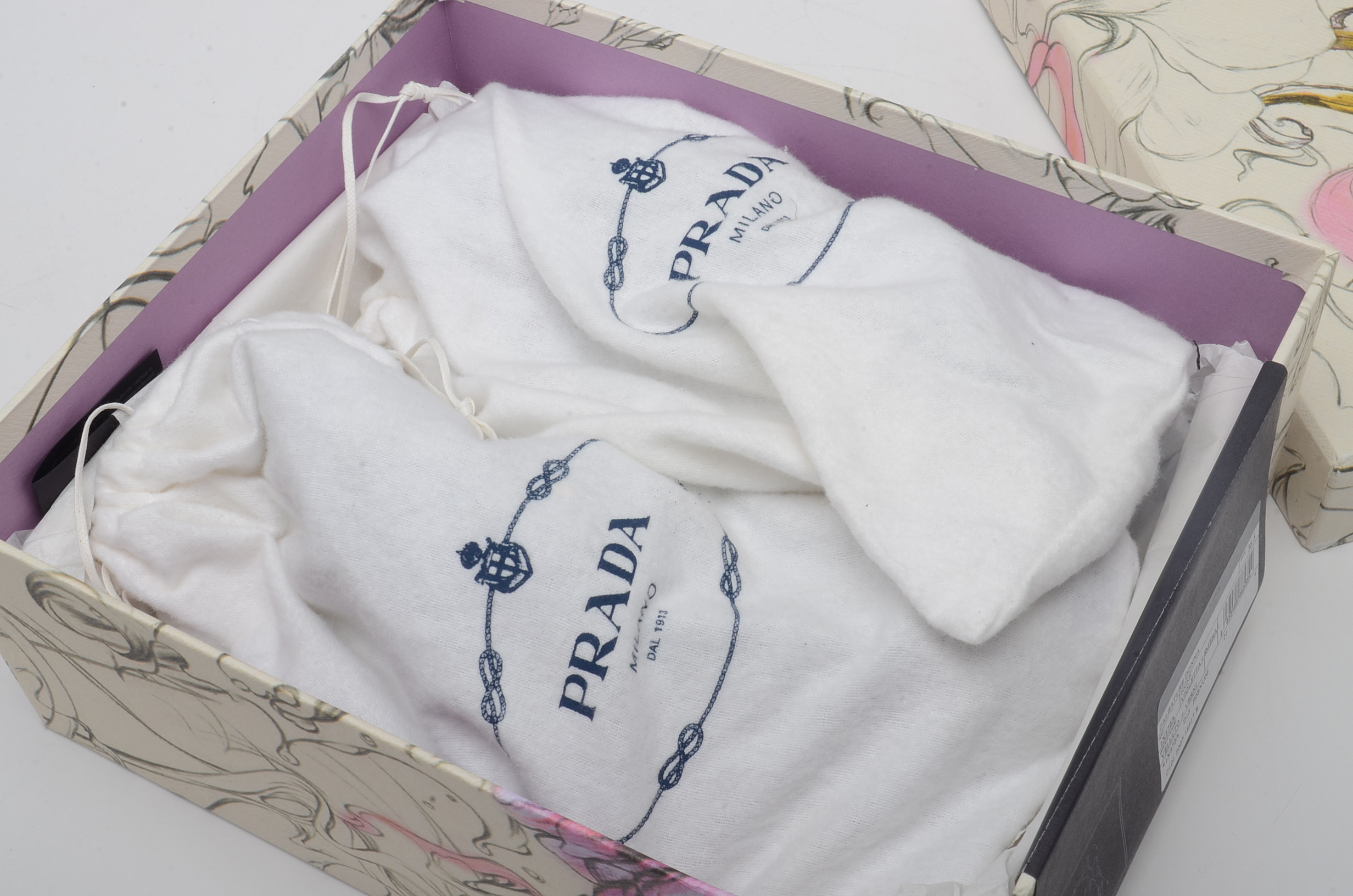 Prada 2007 Fairy Collection Velvet Sculptural Heels