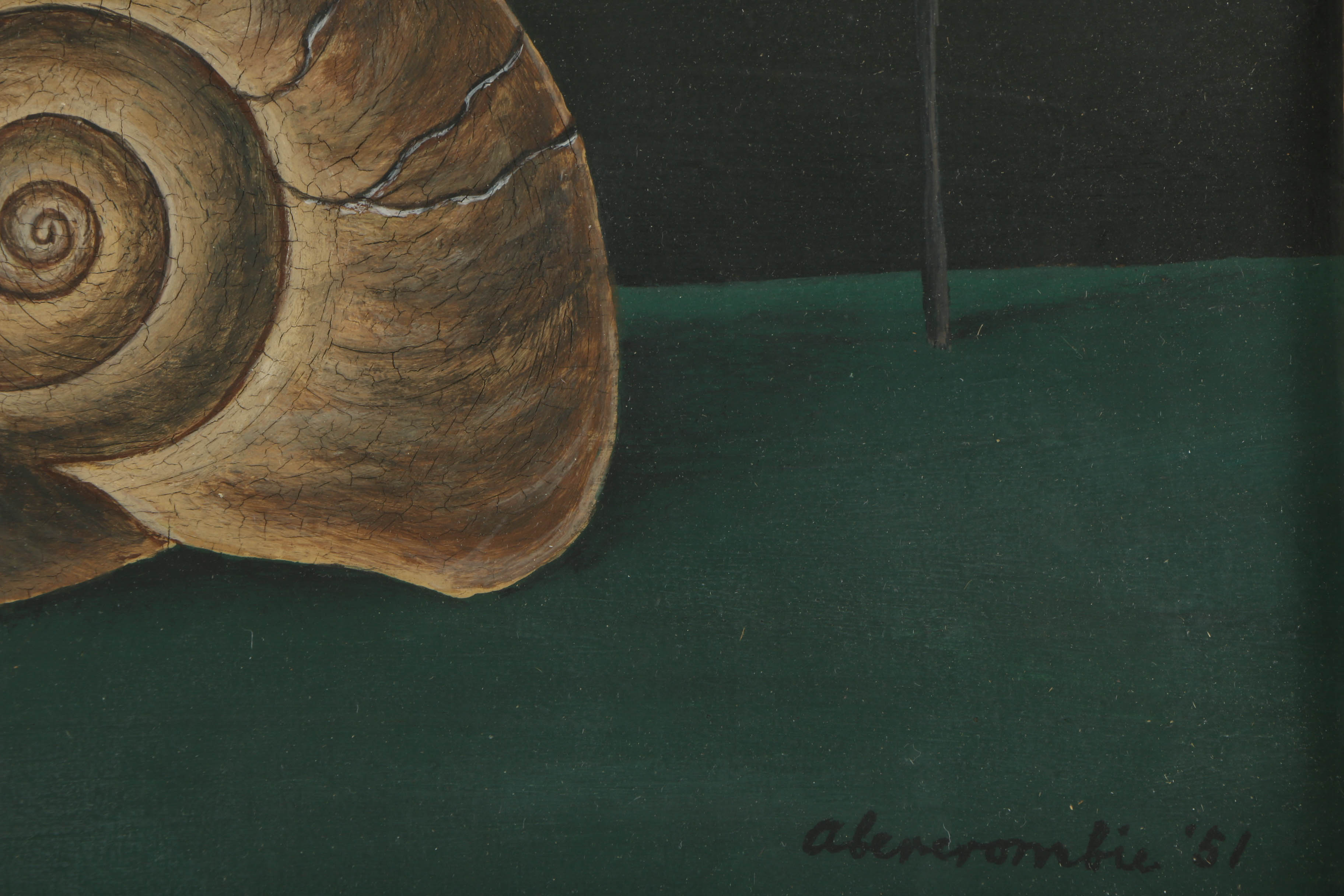 Surrealist Oil Painting on Board in the Style of Gertrude Abercrombie