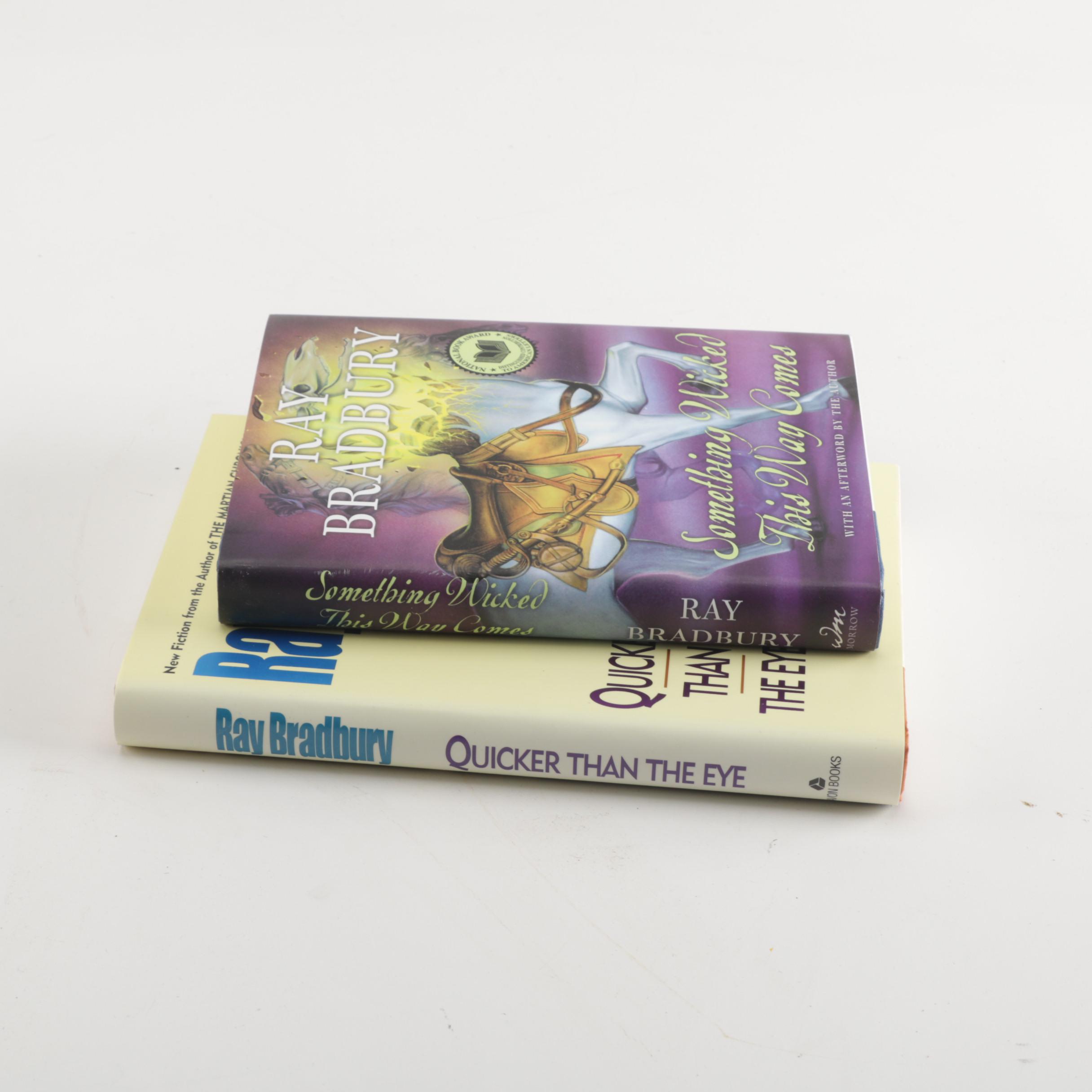 Signed "Quicker than the Eye" Ray Bradbury Book