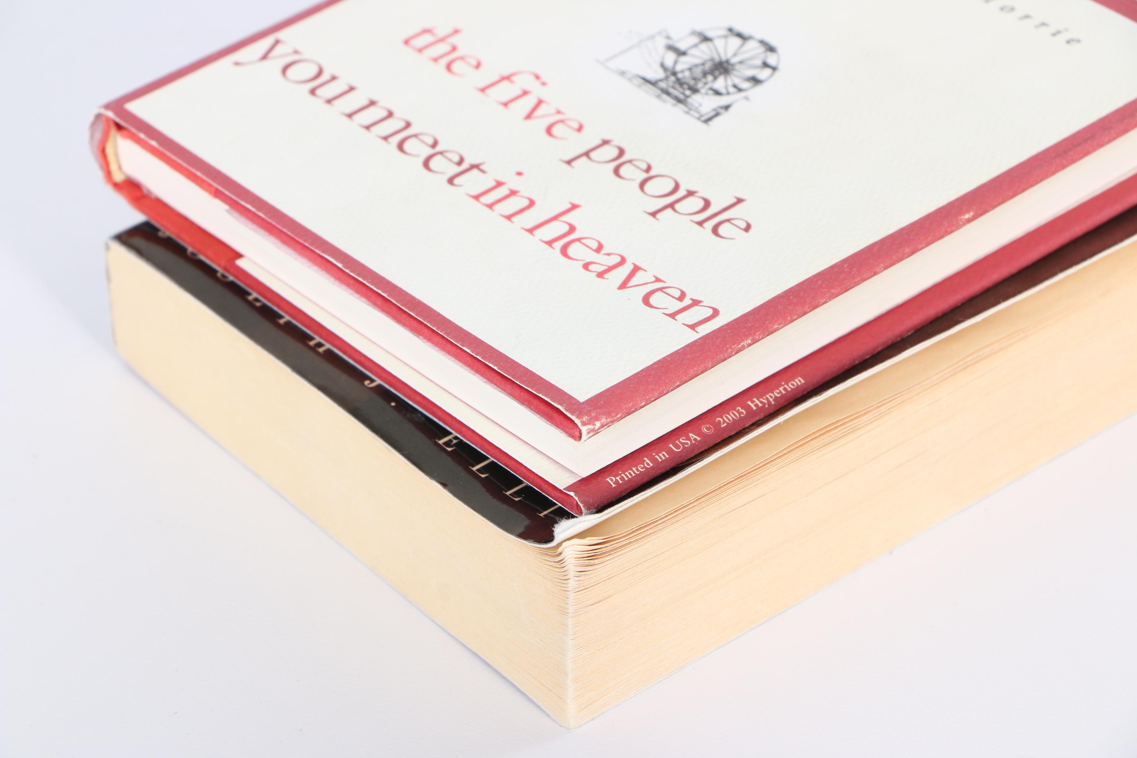 Assorted Books featuring "Brave New World" and "American Sphinx"