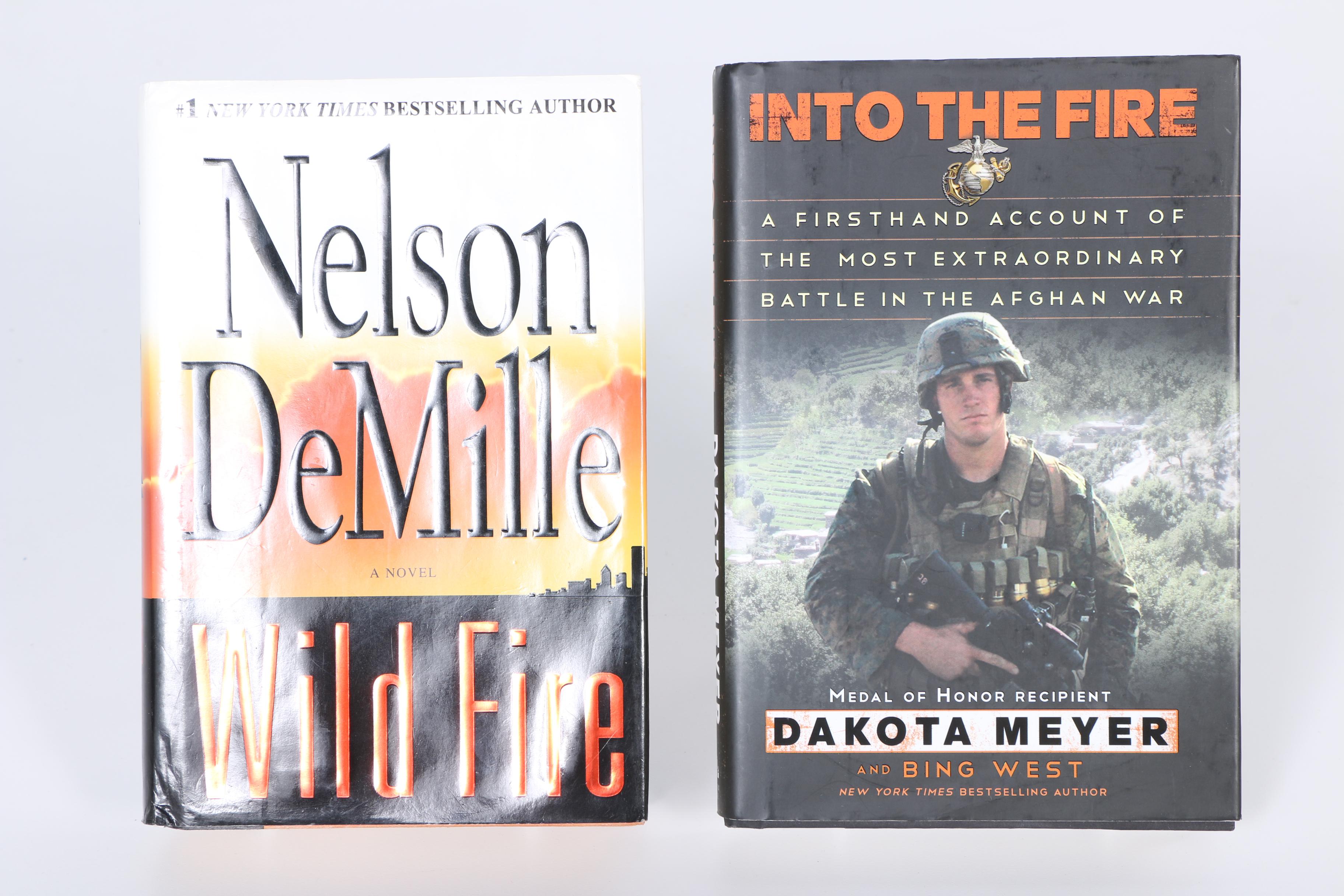 Assorted Books featuring "Brave New World" and "American Sphinx"