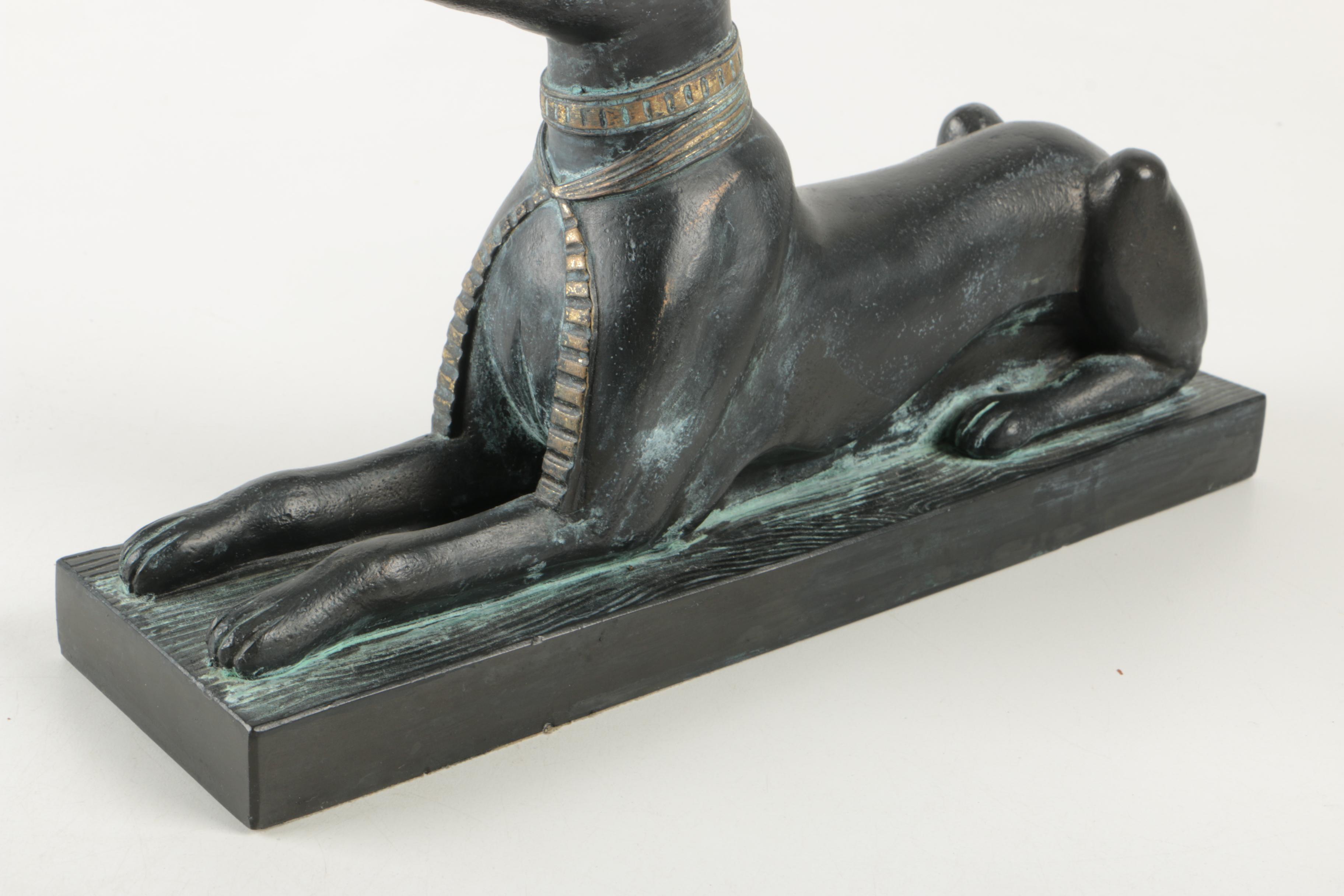 Anubis Couchant Figurine by the Revival Art Company
