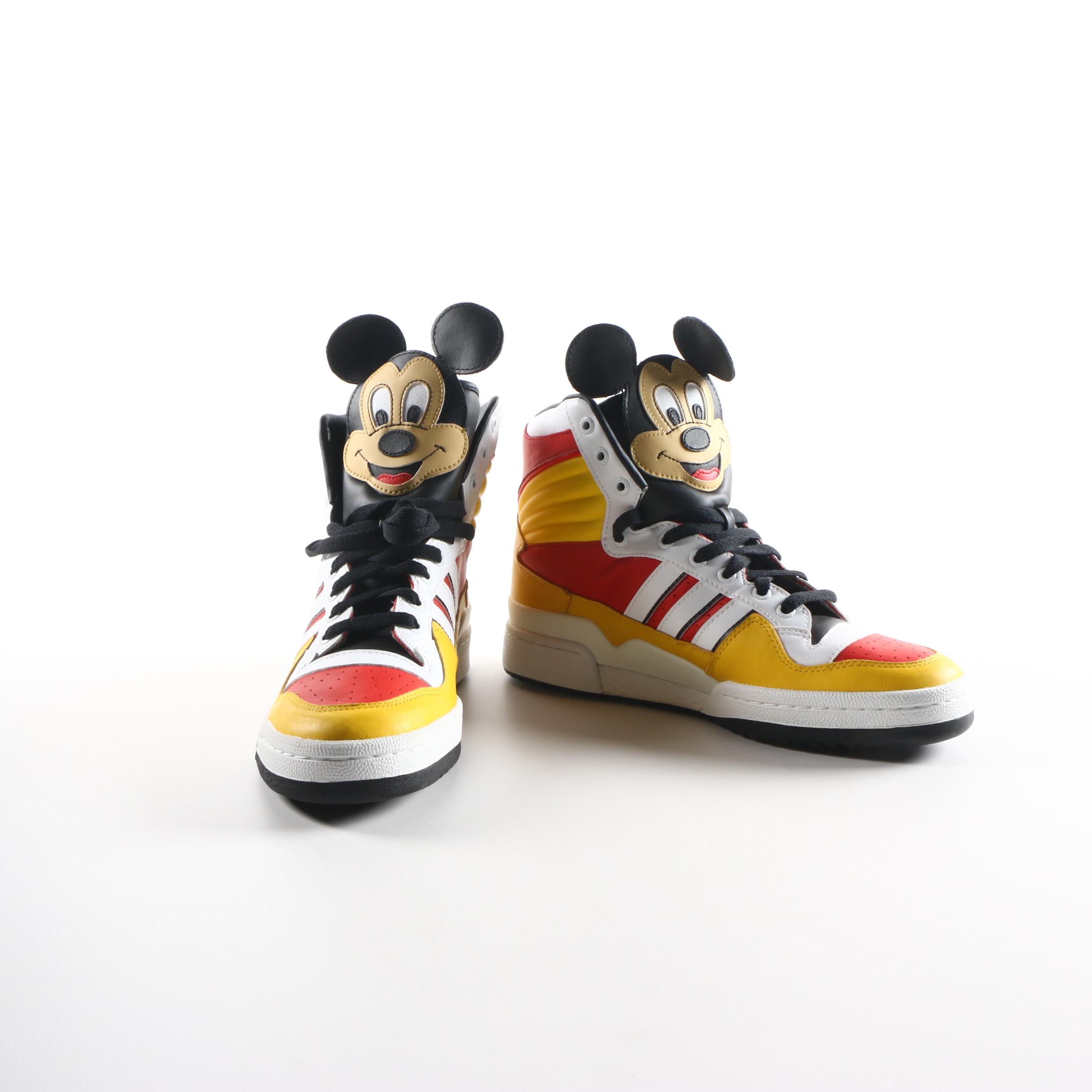 Jeremy Scott x Adidas Mickey Mouse Sneakers