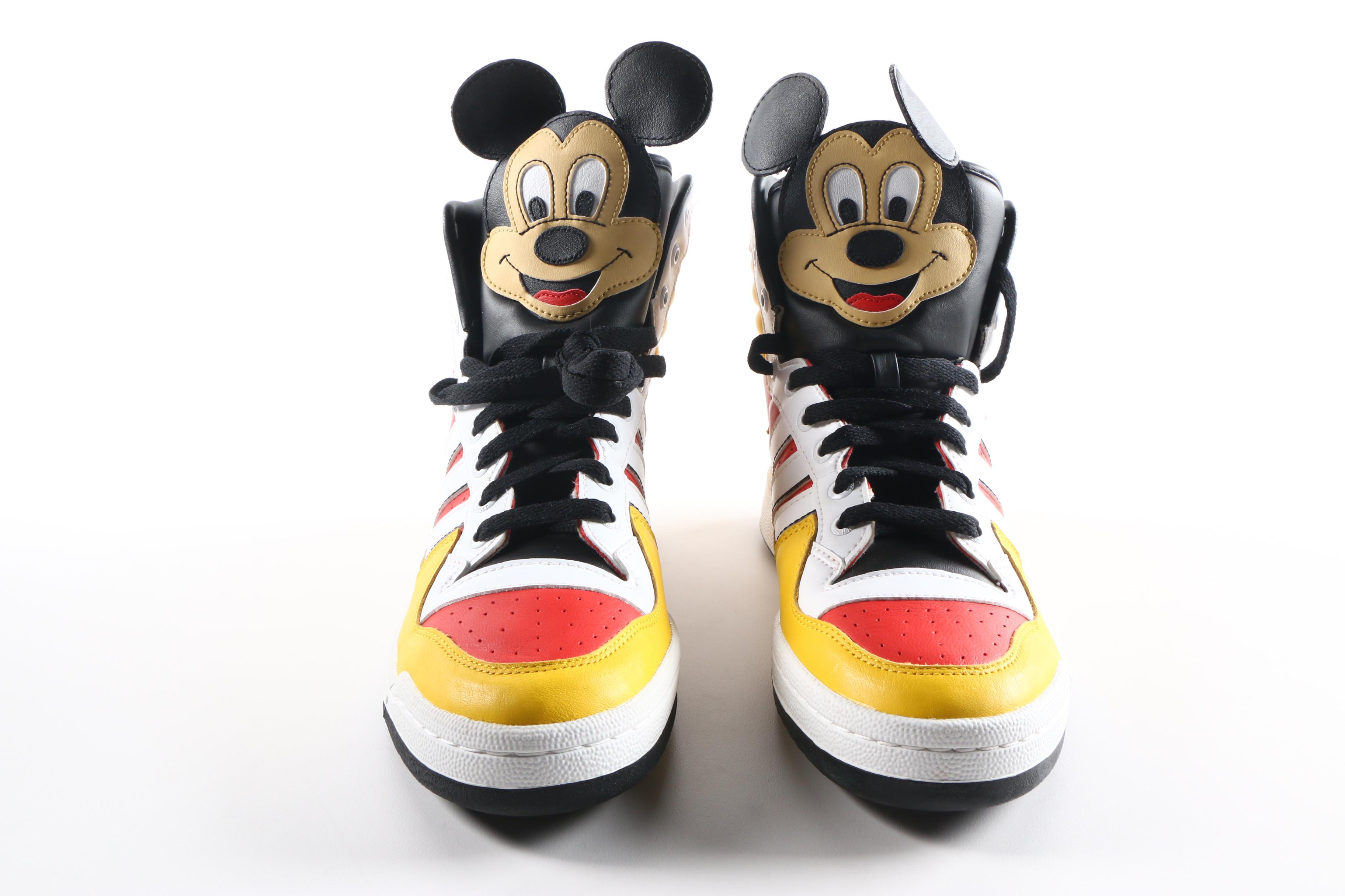 Jeremy Scott x Adidas Mickey Mouse Sneakers
