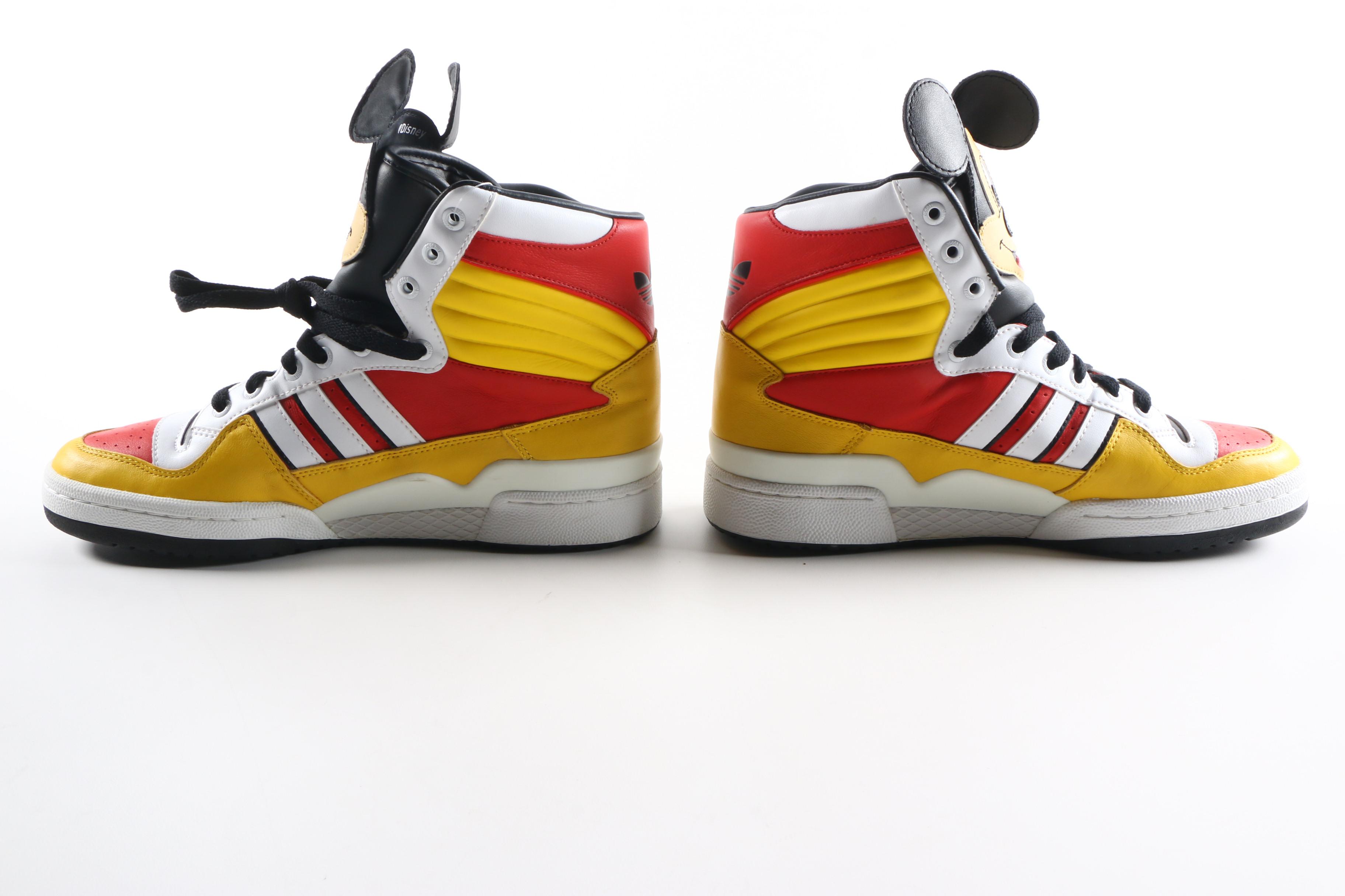 Jeremy Scott x Adidas Mickey Mouse Sneakers