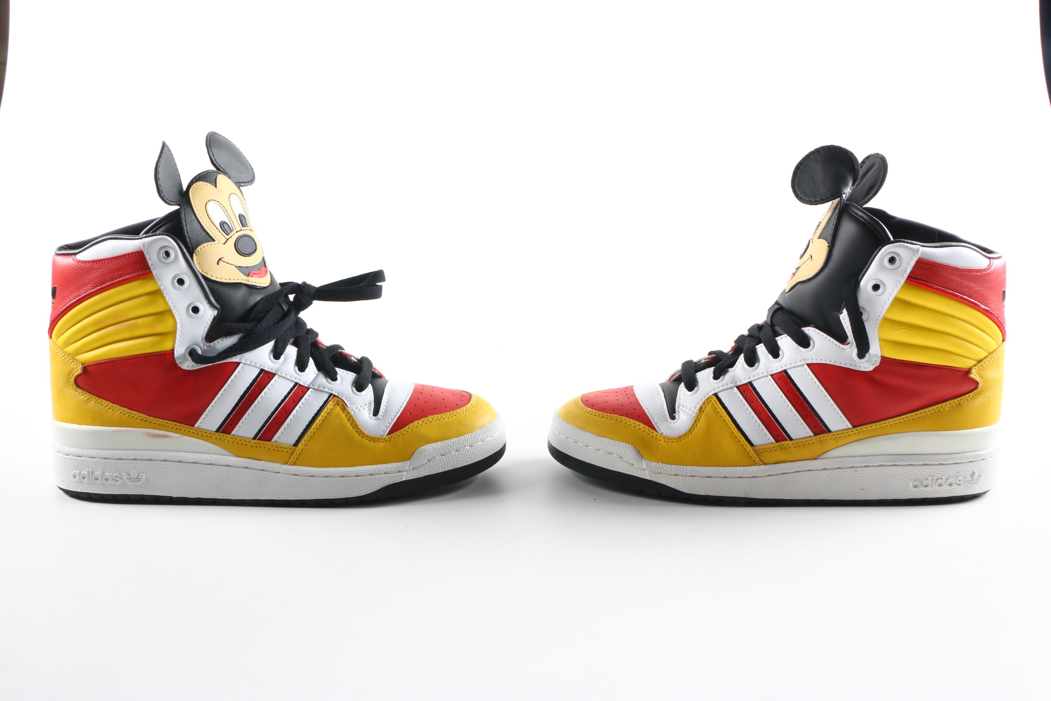 Jeremy Scott x Adidas Mickey Mouse Sneakers