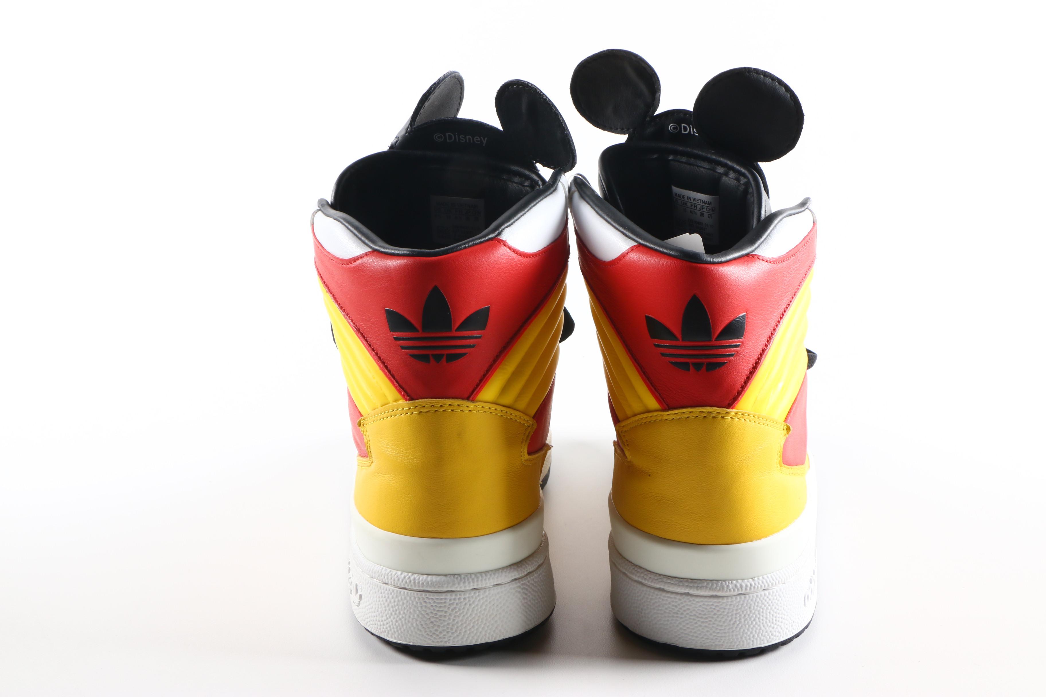 Jeremy Scott x Adidas Mickey Mouse Sneakers
