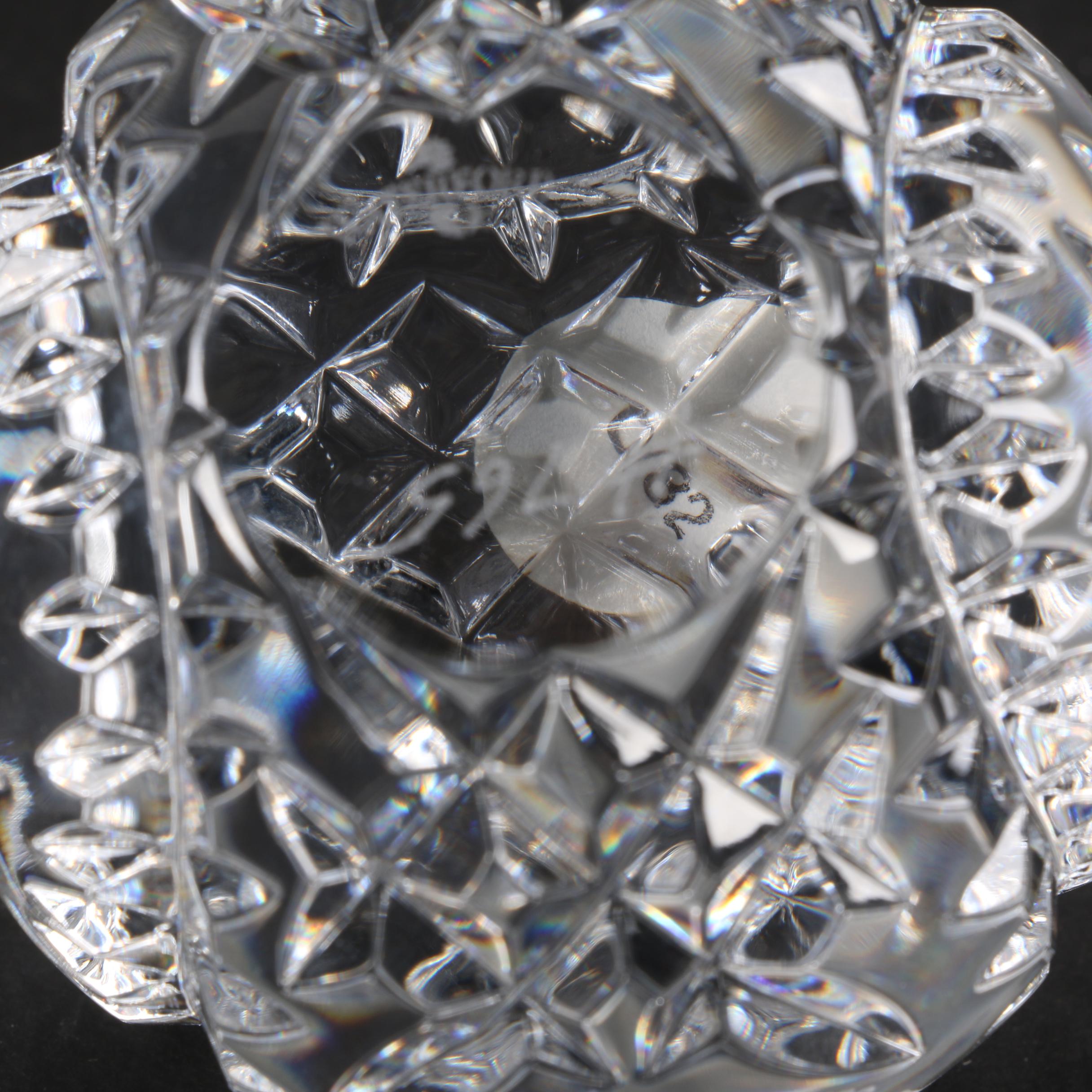 Waterford Crystal Mark McGwire Baseball, Bat, and St. Louis Home Plate